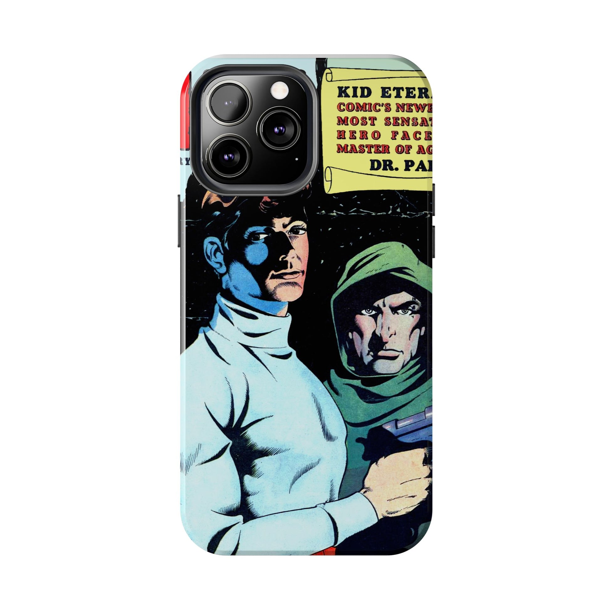 Vintage Comic Book Cover Durable Phone Cases - Old School Male 