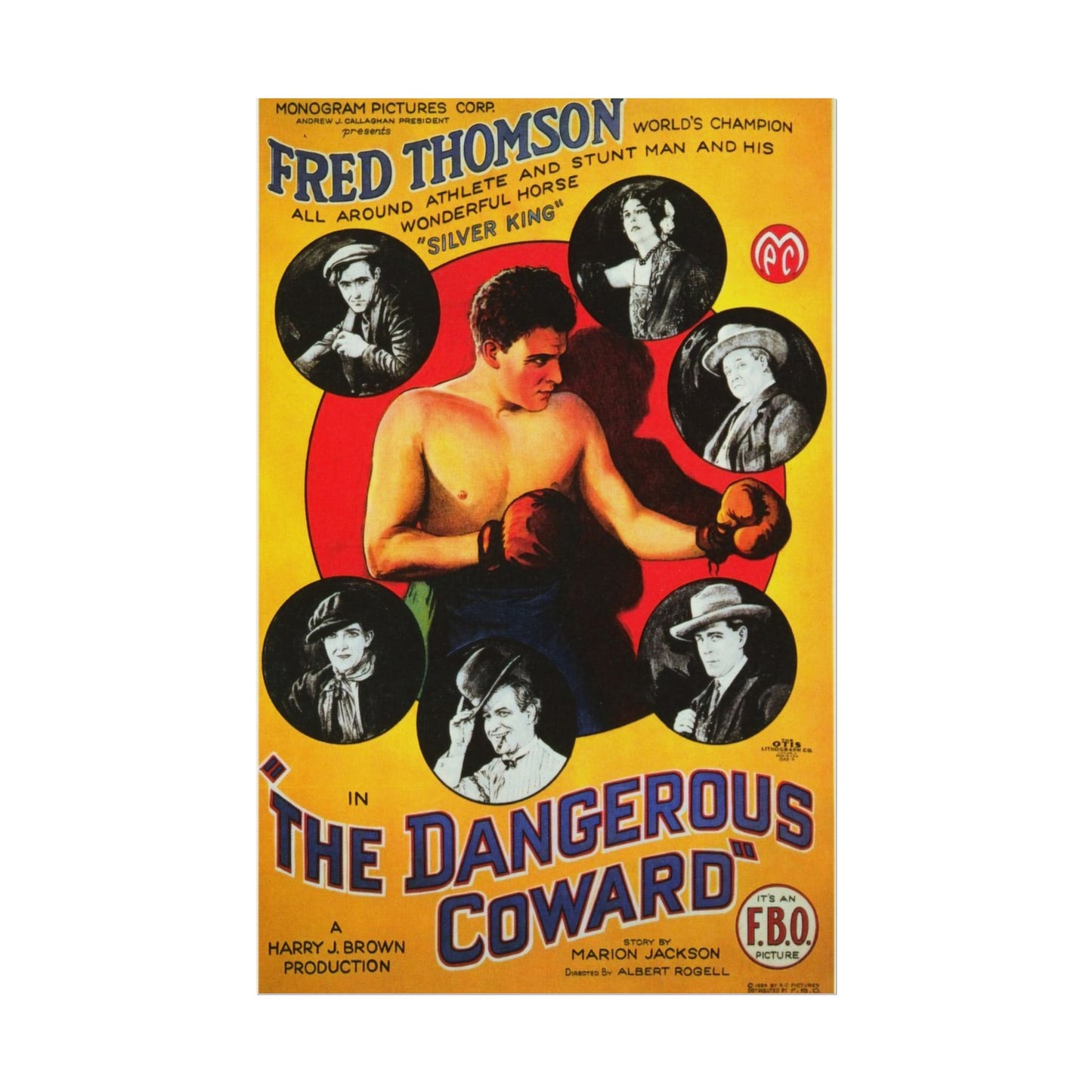 Rolled Poster - Classic Film The Dangerous Coward Movie Poster