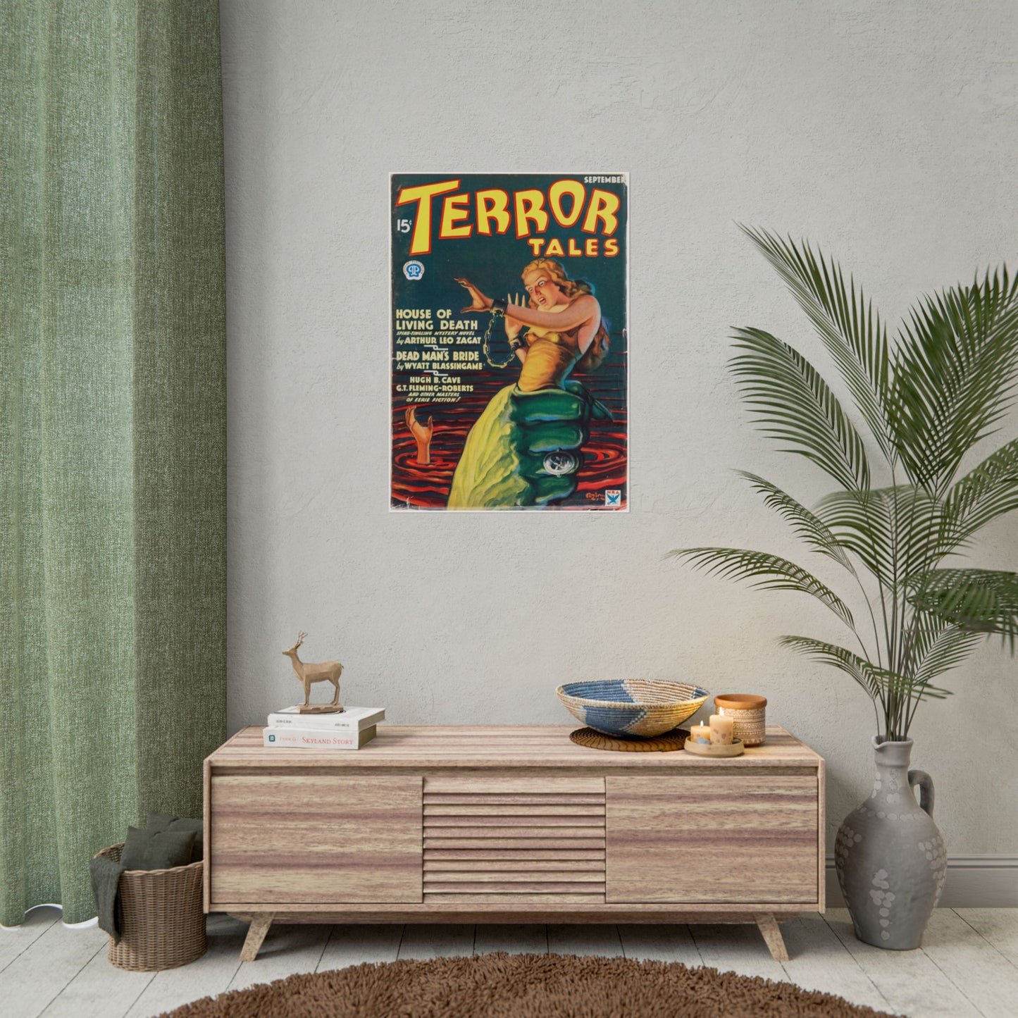 Retro Terror Tales Rolled Posters