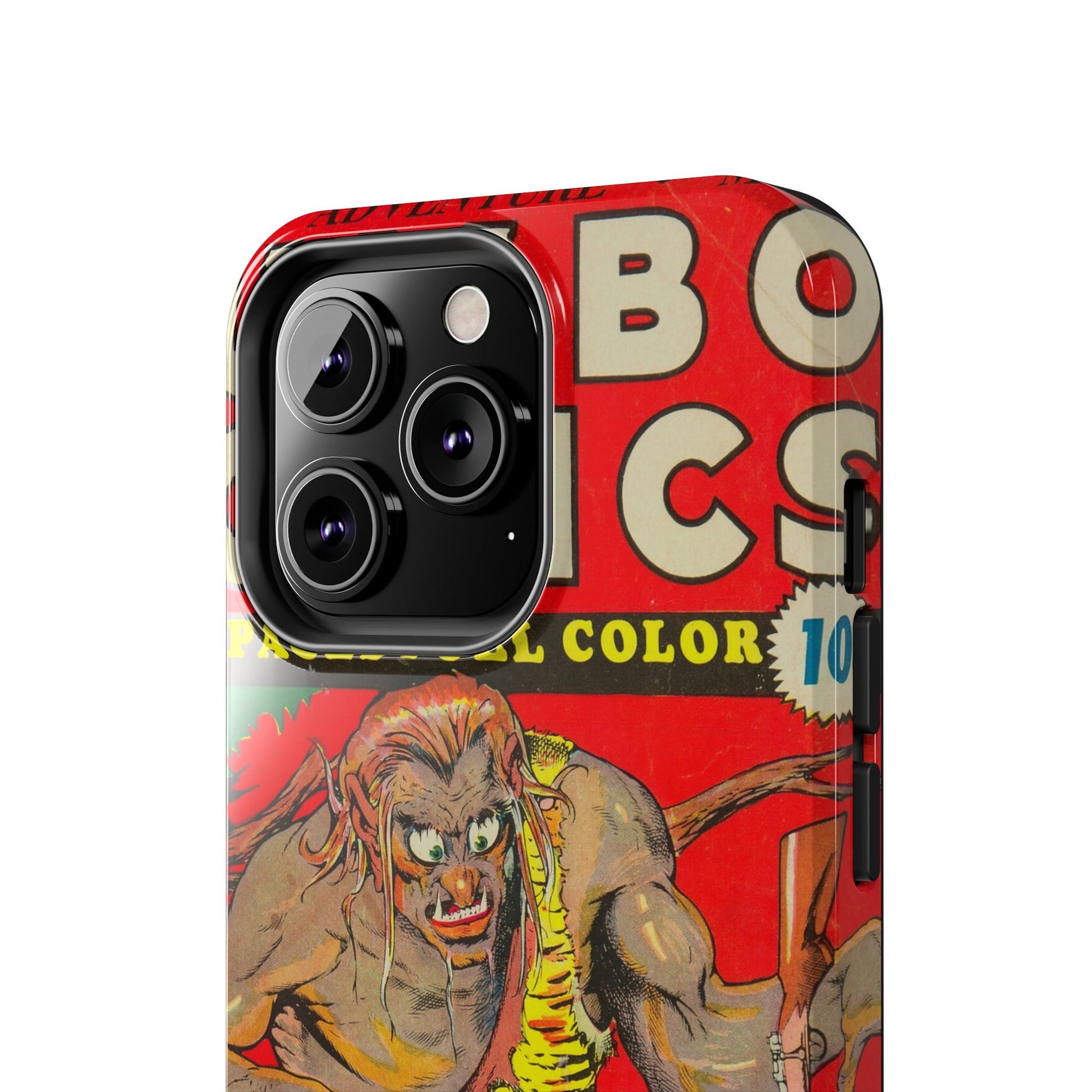 Vintage-Inspired Comic Book Tough Phone Cases - Old School Male 