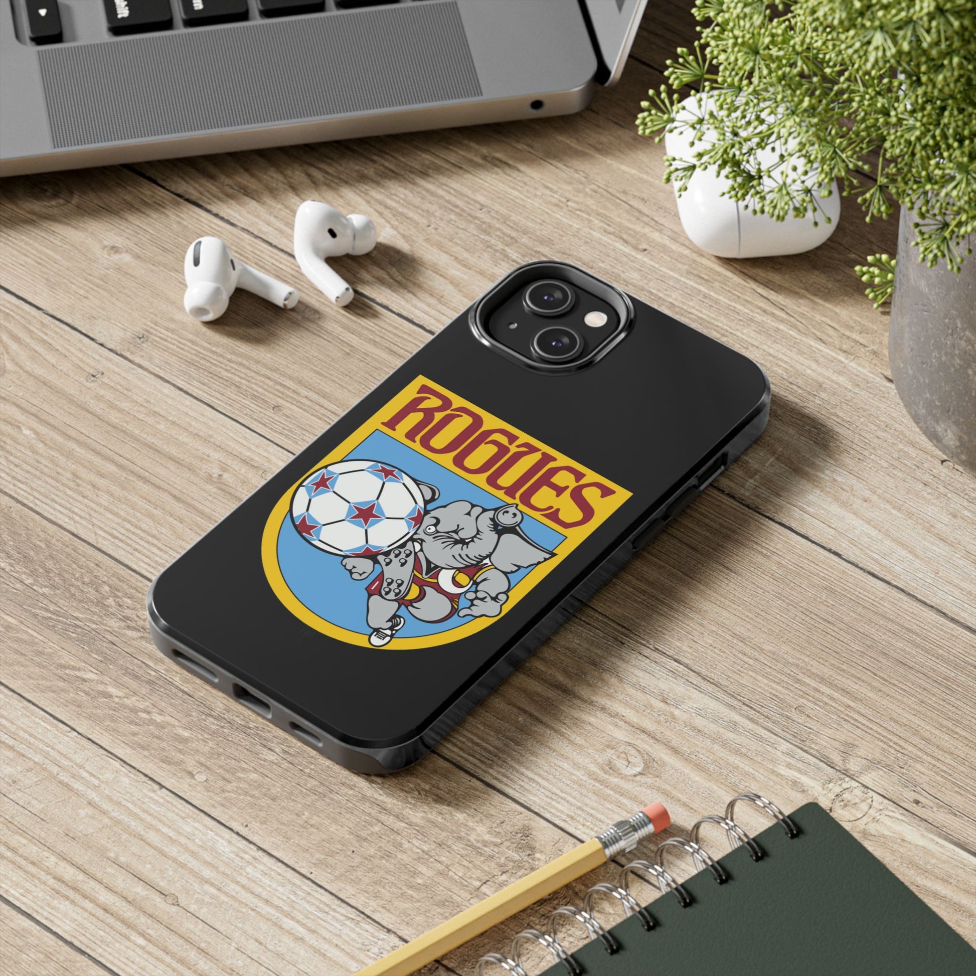 Memphis Rogues Vintage Soccer Team Logo Tough Phone Case - Old School Male 