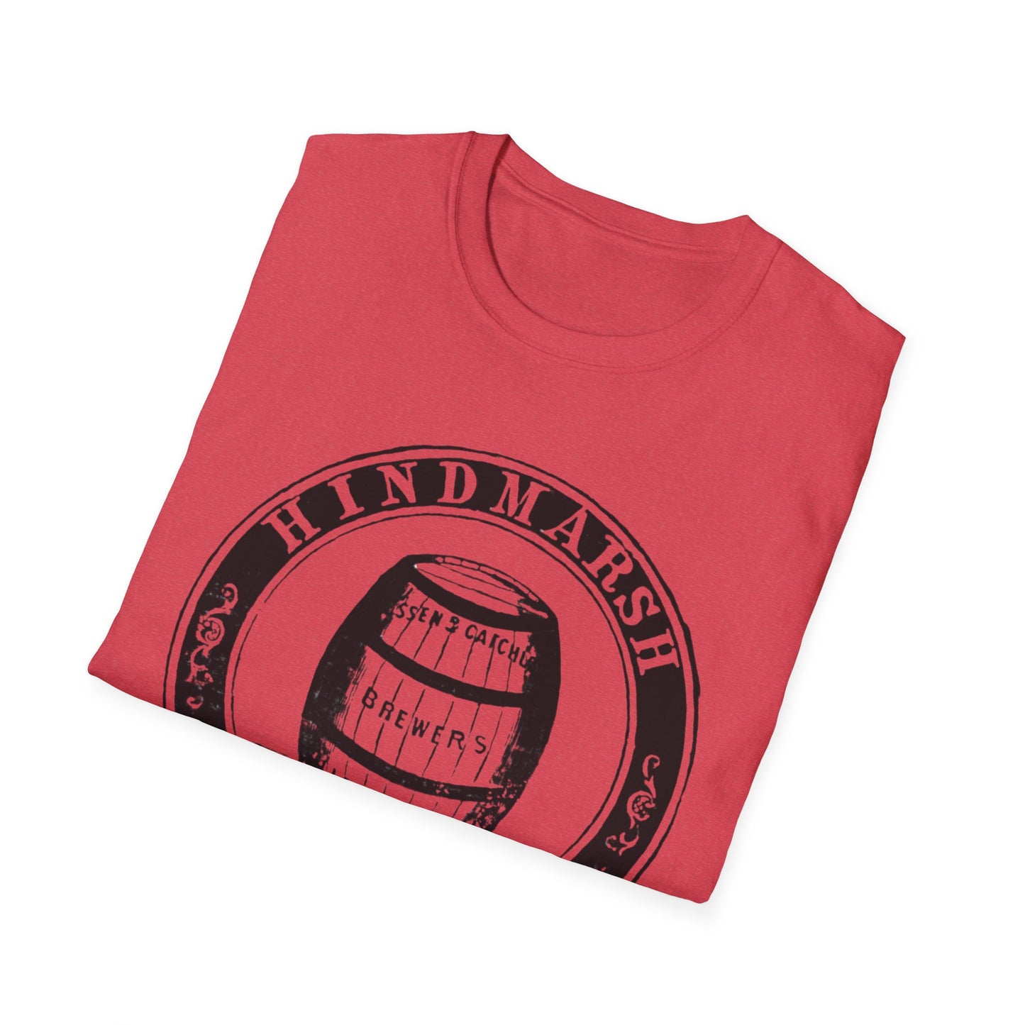 Vintage Hindmarsh Ales Unisex T-Shirt - 100% Cotton Softstyle Tee for Beer Lovers