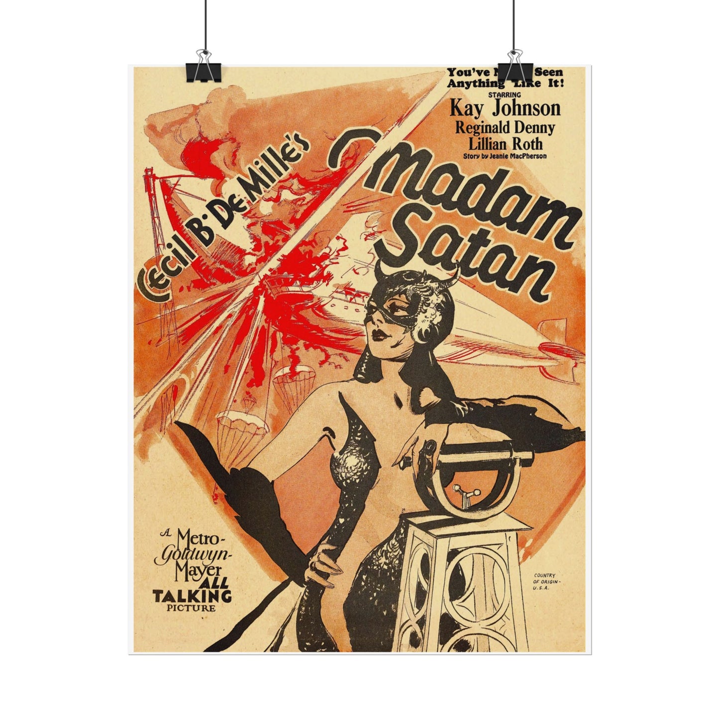 Poster Print - Madame Satan Vintage Film Poster