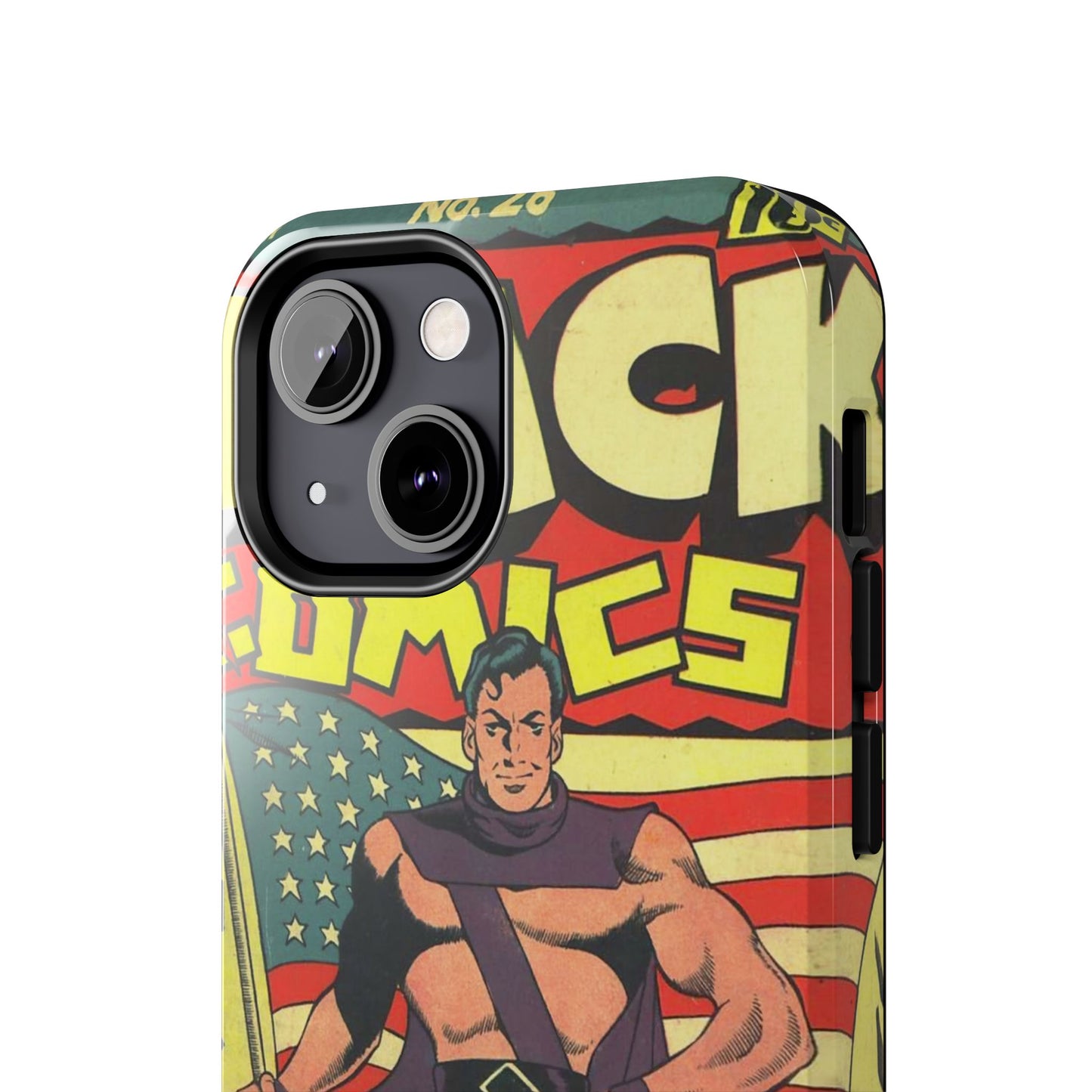 Vintage Comic Book Style Phone Case - Old School Male 