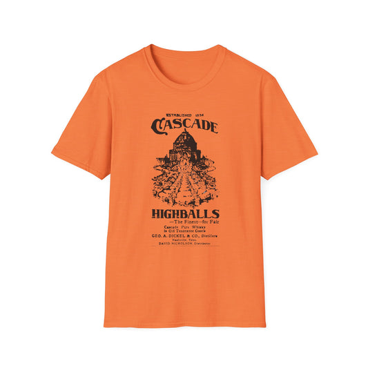 Vintage Cascade Highballs T-Shirt - 100% Cotton, Classic Fit, Versatile Style for Any Occasion