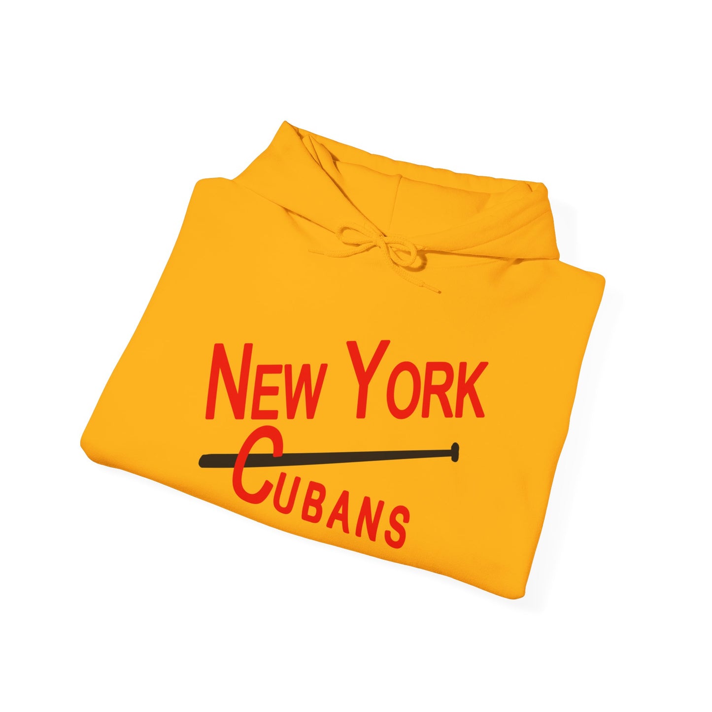 Cozy New York Cubans Hoodie - Vintage Negro League Style with Adjustable Hood and Pouch