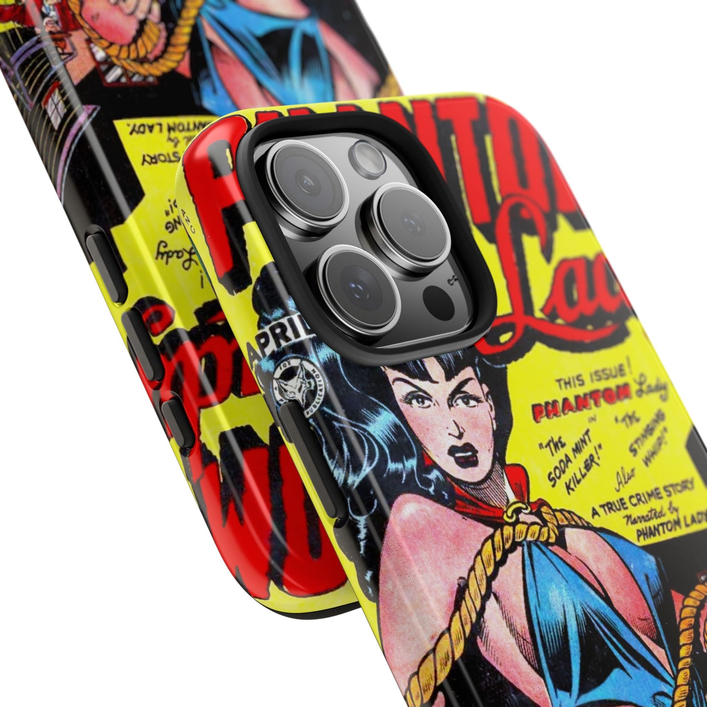 Vintage Phantom Lady Comic Book Phone Cover