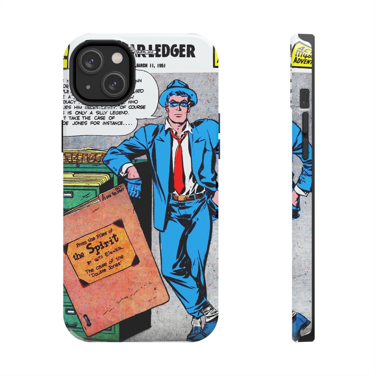 Vintage Spirit Comic Cover Durable Phone Cases - Old School Male 