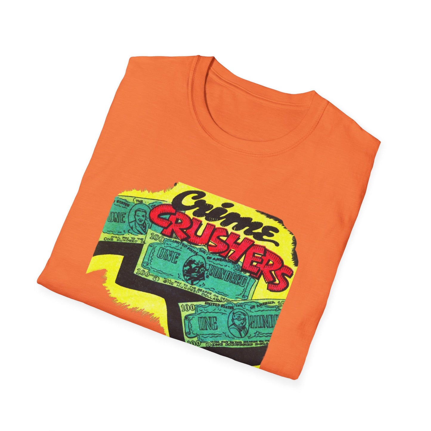 Retro Crime Crushers True Crime T-Shirt - Vintage Style Tee for Mystery Lovers