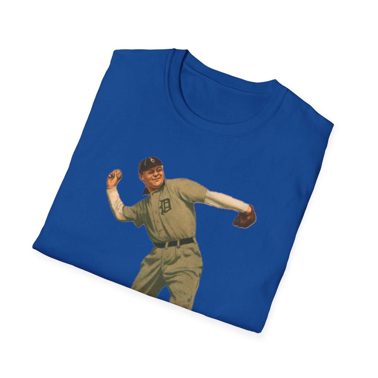 Retro Baseball Star Unisex Softstyle Tee