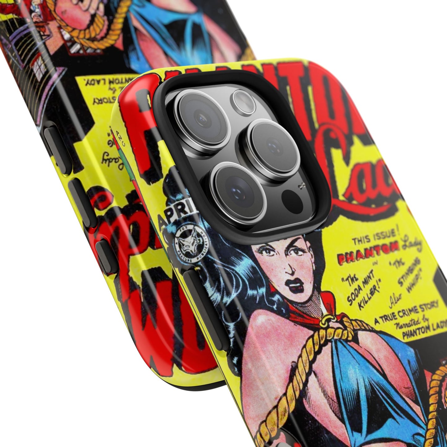 Vintage Phantom Lady Comic Book Phone Cover