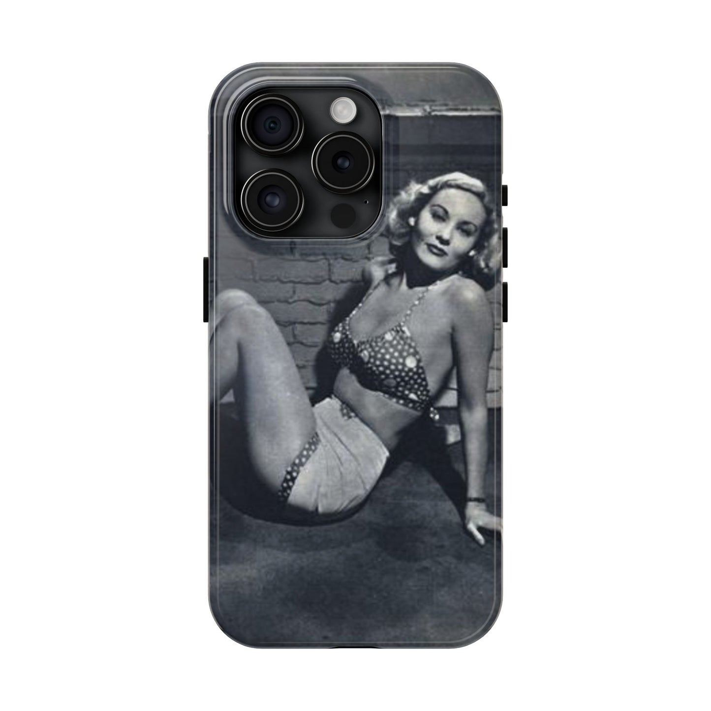 Retro Pinup Girl Tough Smartphone Cases - Old School Male 