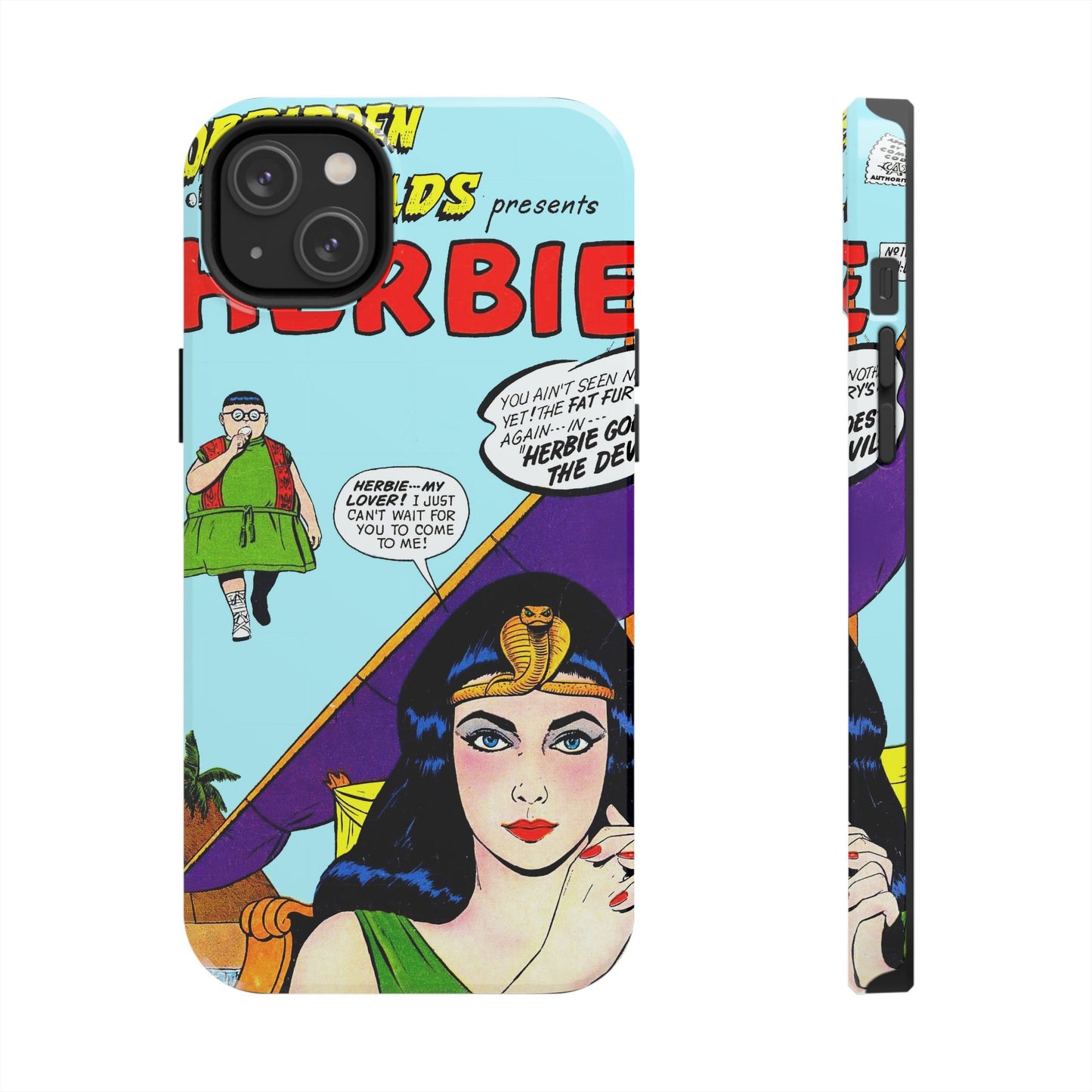 Vintage Forbidden Worlds Comic Art Phone Case - Old School Male 