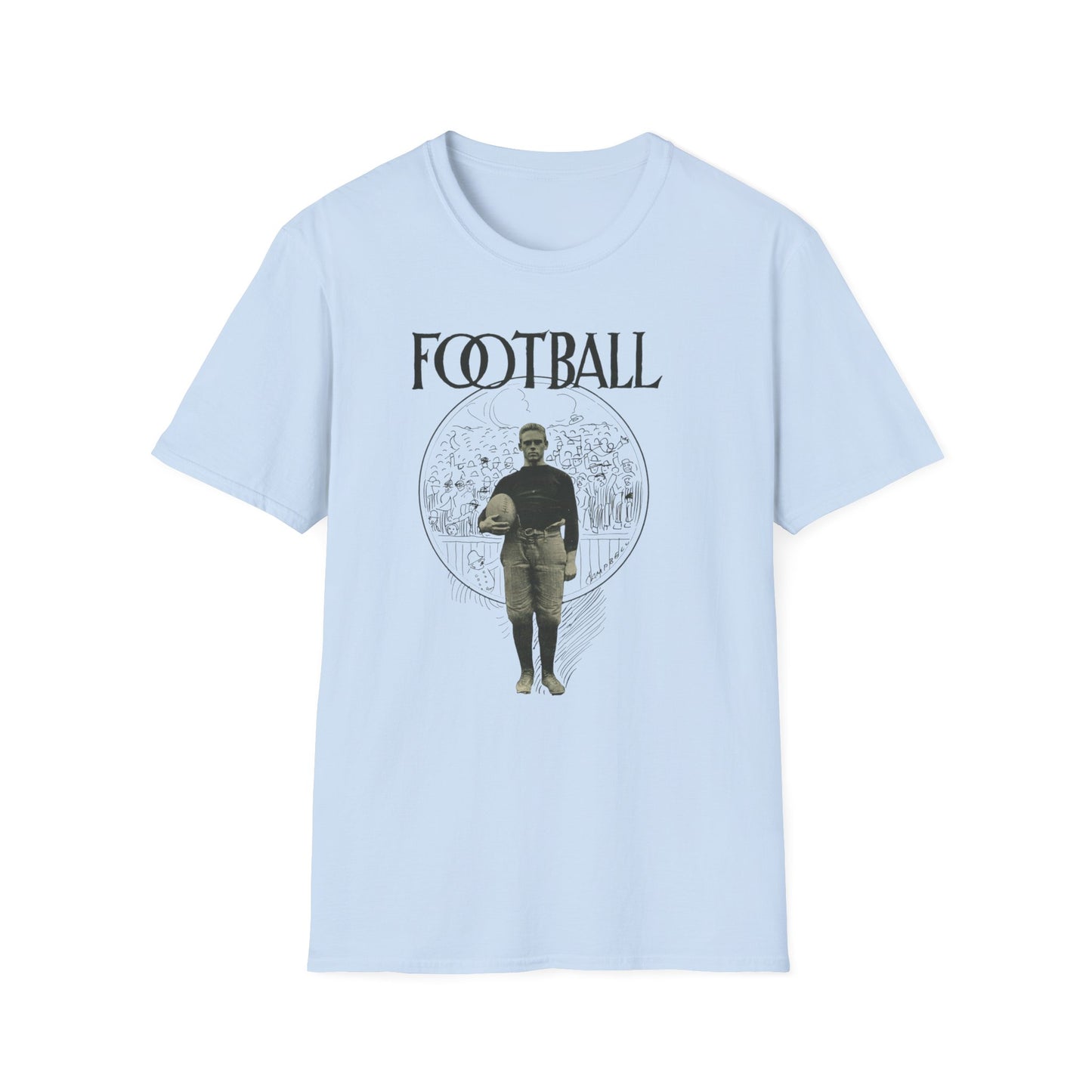 Score Big With Our Vintage Football Tee - Unisex Comfort For Game Day and Retro Vibes!