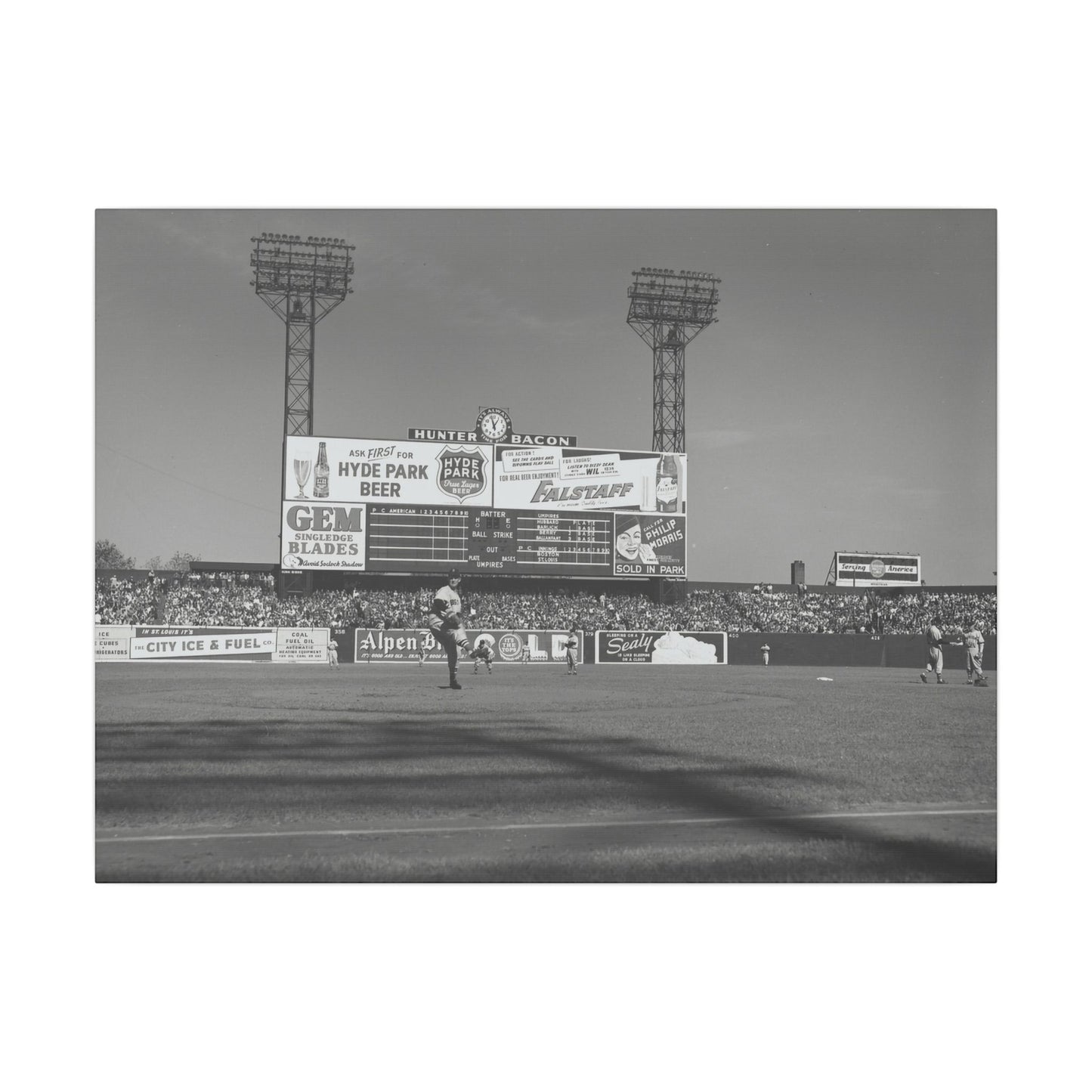 Canvas Print - 1946 World Series at Sportsman's Park