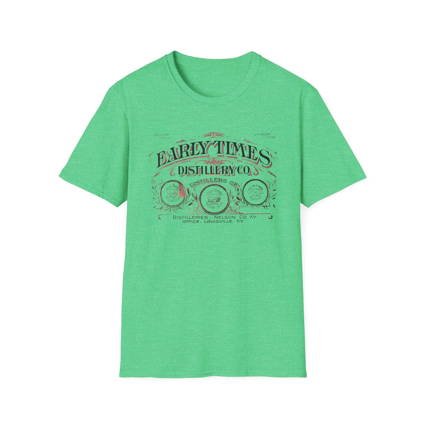 Vintage Early Times Distillery T-Shirt - 100% Cotton, Classic Design, Perfect for Any Occasion