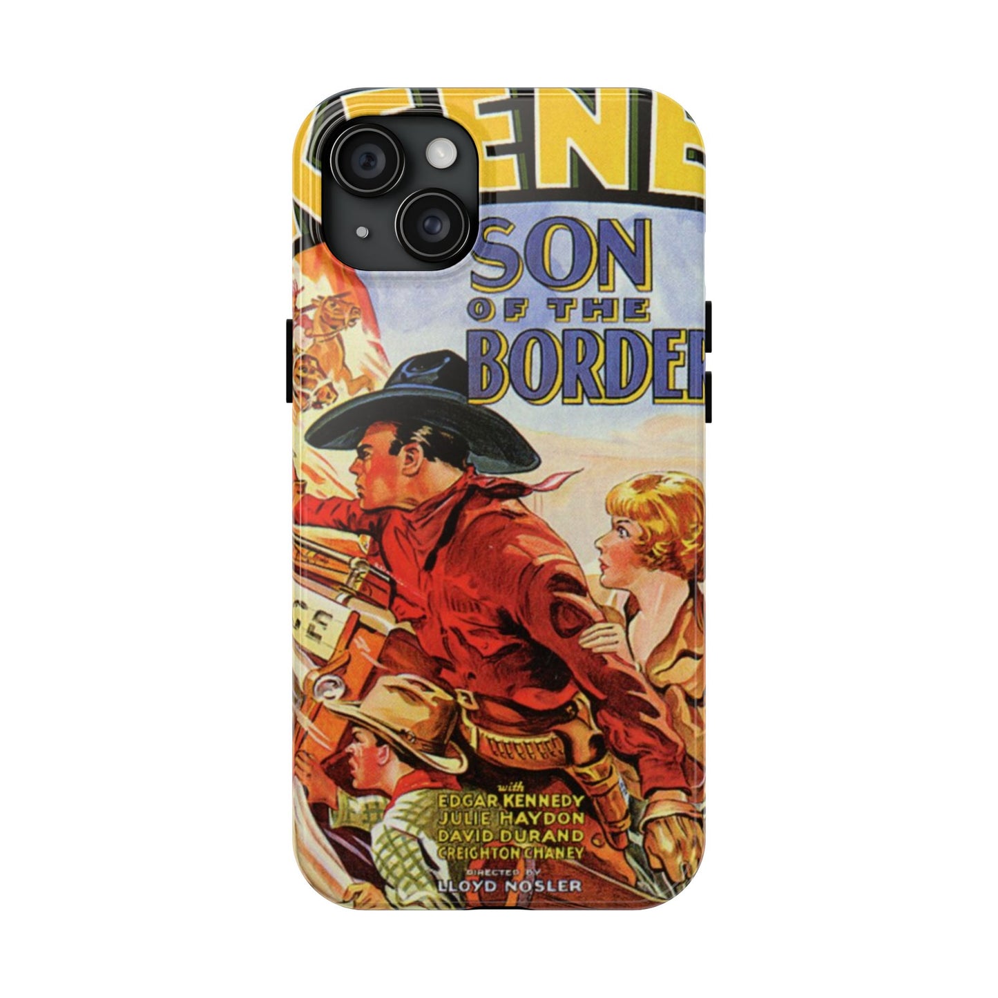 Rustic Heritage Western Tough Phone Cases - Old School Male 