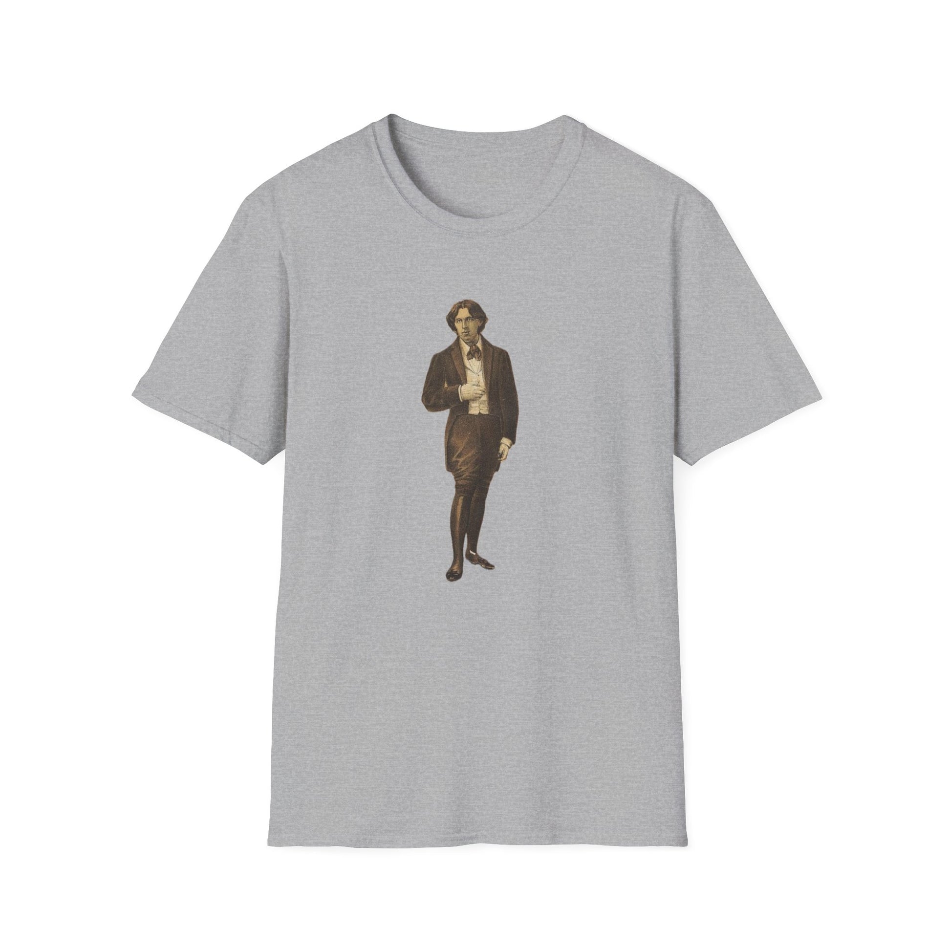 Classic Literary Icon T-Shirt - Old School Male 