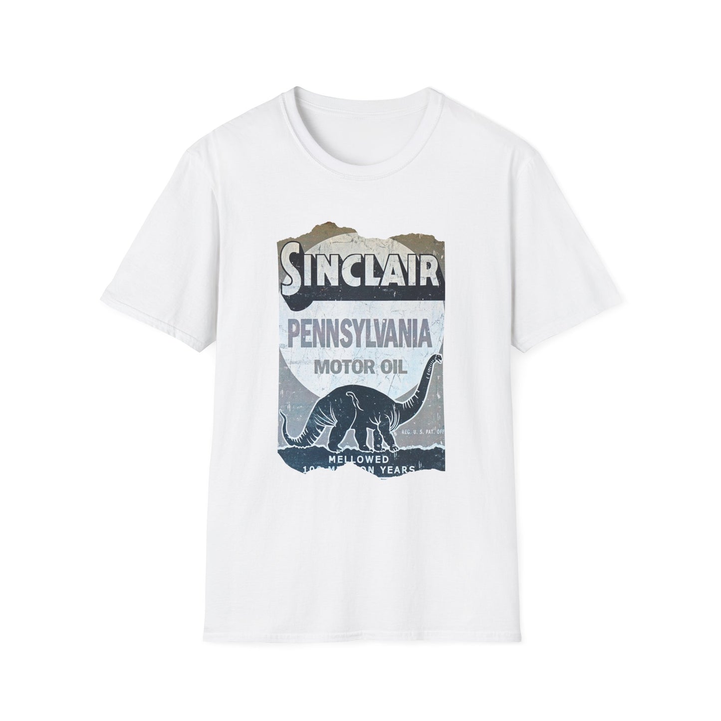 Retro Sinclair Oil Unisex Soft Cotton Tee - Old School Male 