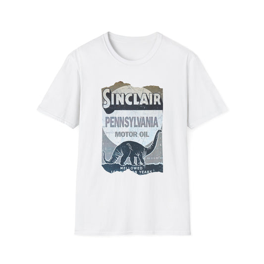 Retro Sinclair Oil Unisex Soft Cotton Tee - Old School Male 