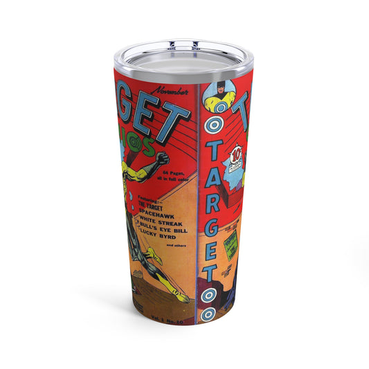 Vintage Comic-Inspired 20oz Insulated Tumbler - Old School Male 