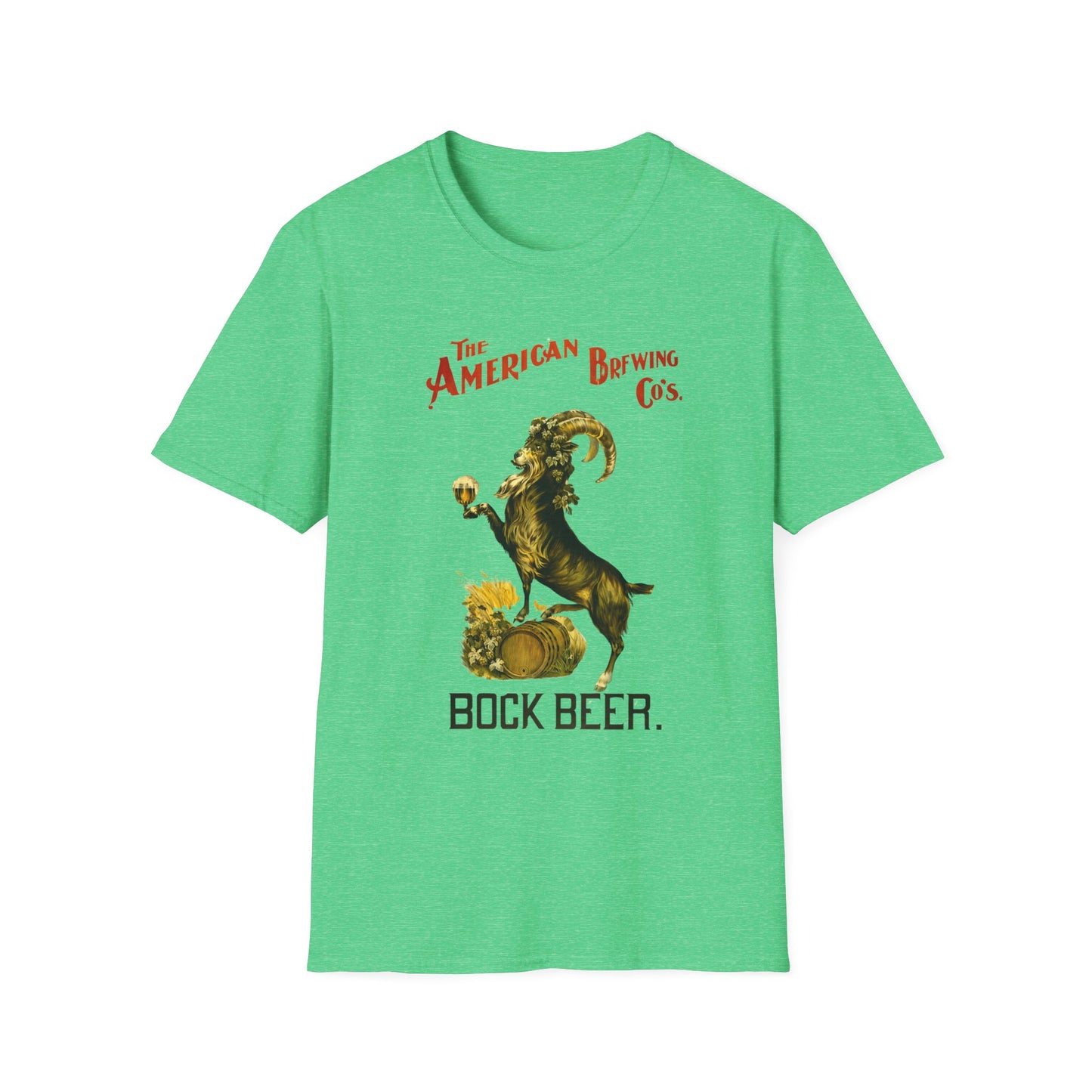 Bock Beer T-Shirt for Goat Lovers - Softstyle Unisex Tee, Comfortable 100% Cotton