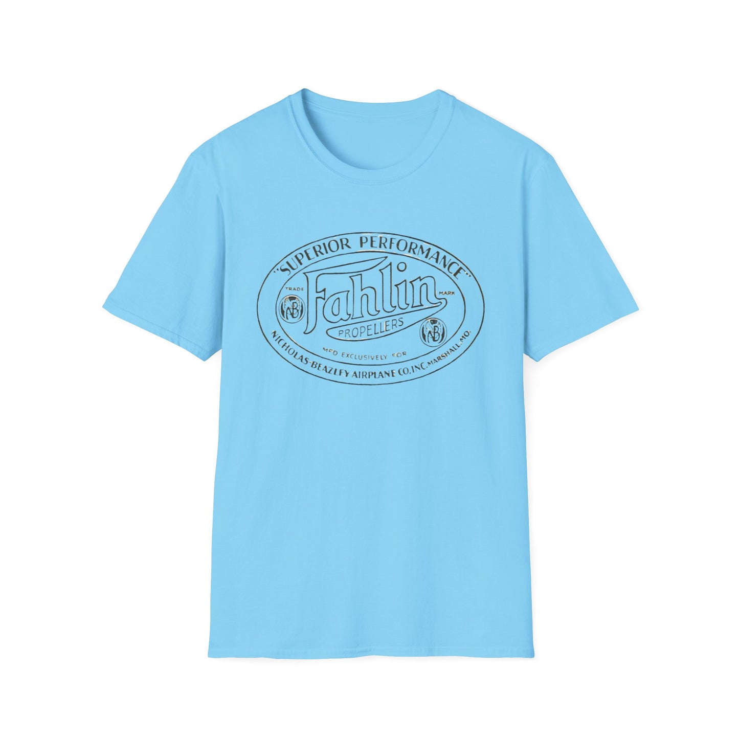 Cool Retro Fahlin Propellor T-Shirt: 100% Cotton, Vintage Vibes, Perfect For Your Weekend Adventures!