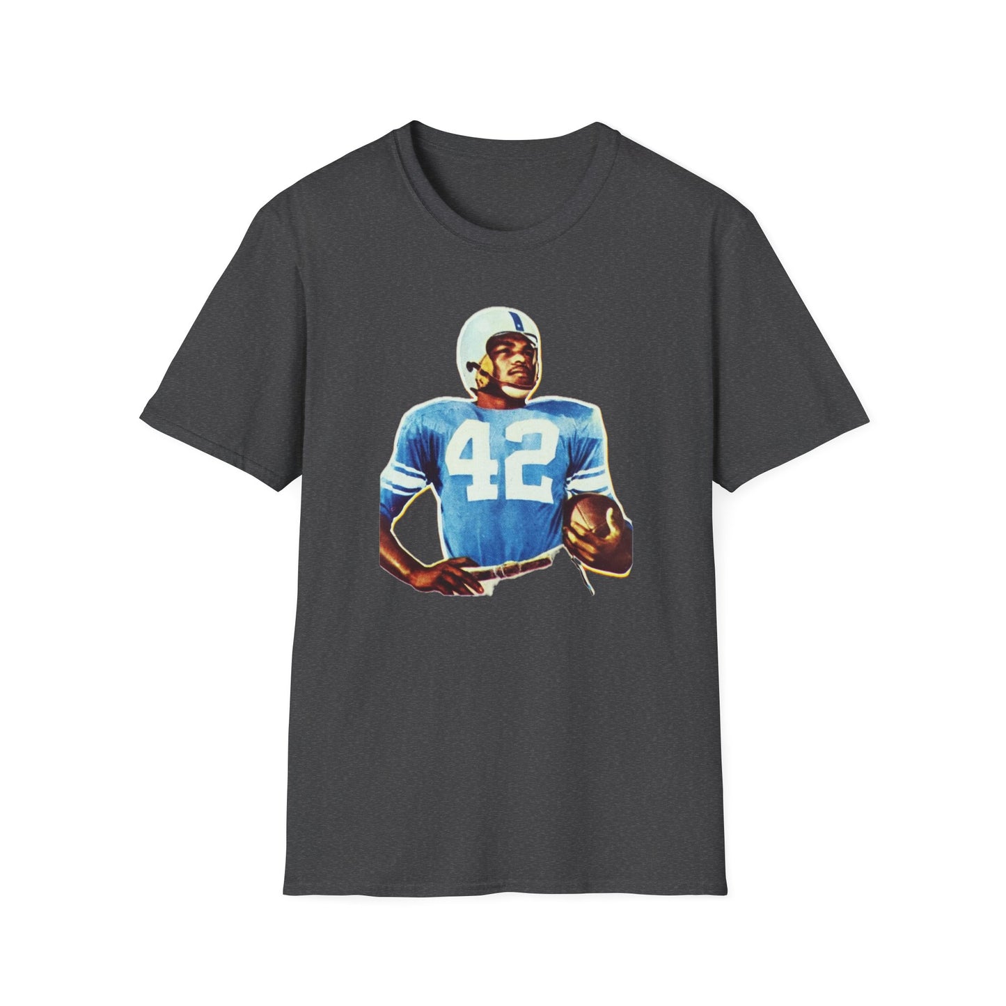 Lenny Moore Unisex Soft Cotton Tee for Football Fans - Old School Male 