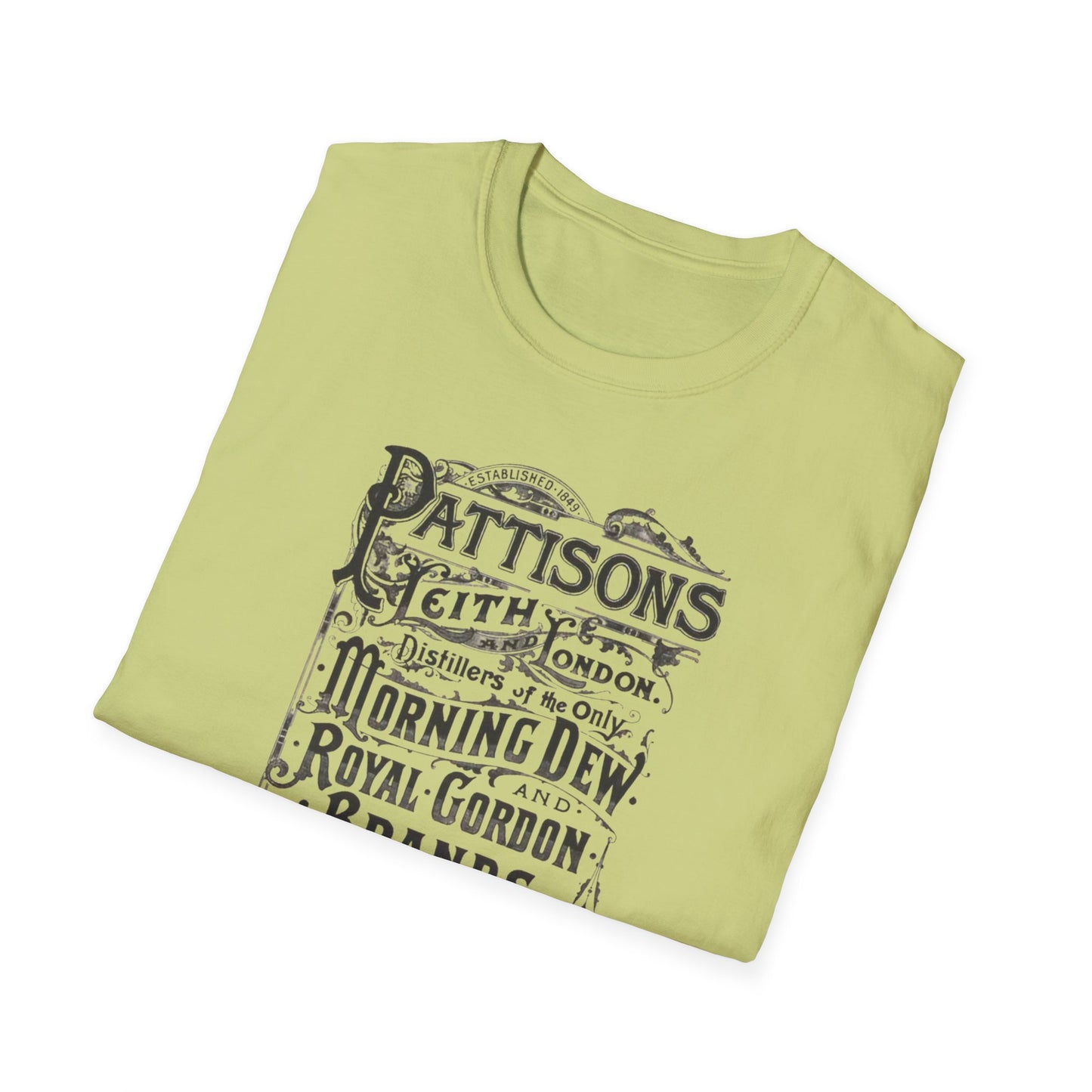 Pattison's Whiskey Graphic T-Shirt - Unisex Vintage Style Tee for Whiskey Lovers