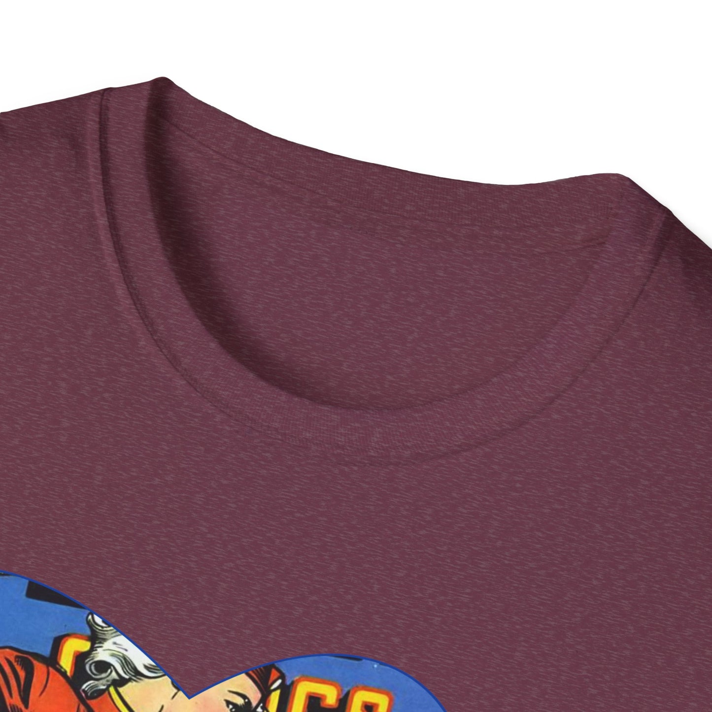 Vintage Comic Book Cover Unisex Softstyle Tee