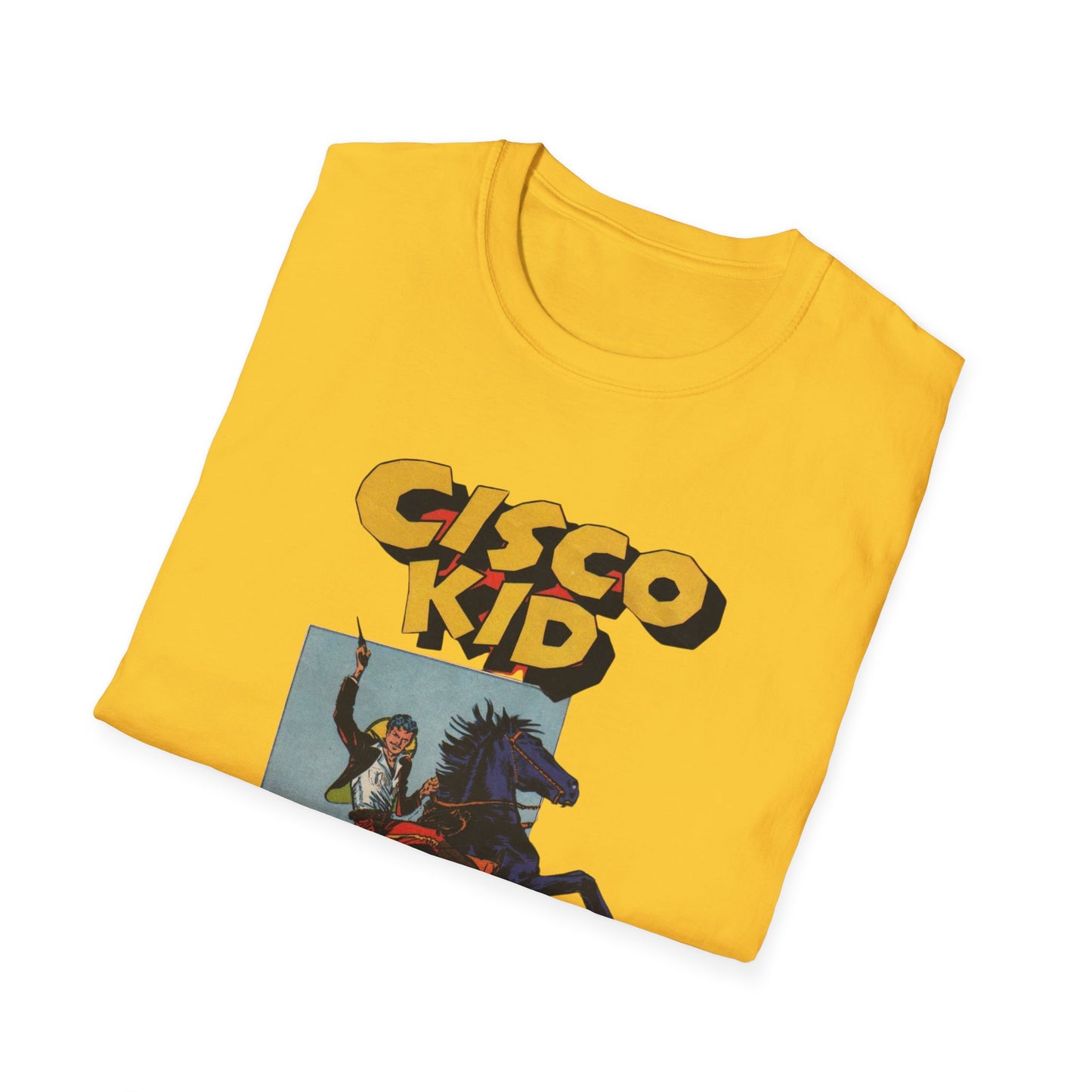 Retro Cisco Kid Comic Book T-Shirt - 100% Cotton, Classic Fit, Perfect for Comic Fans!