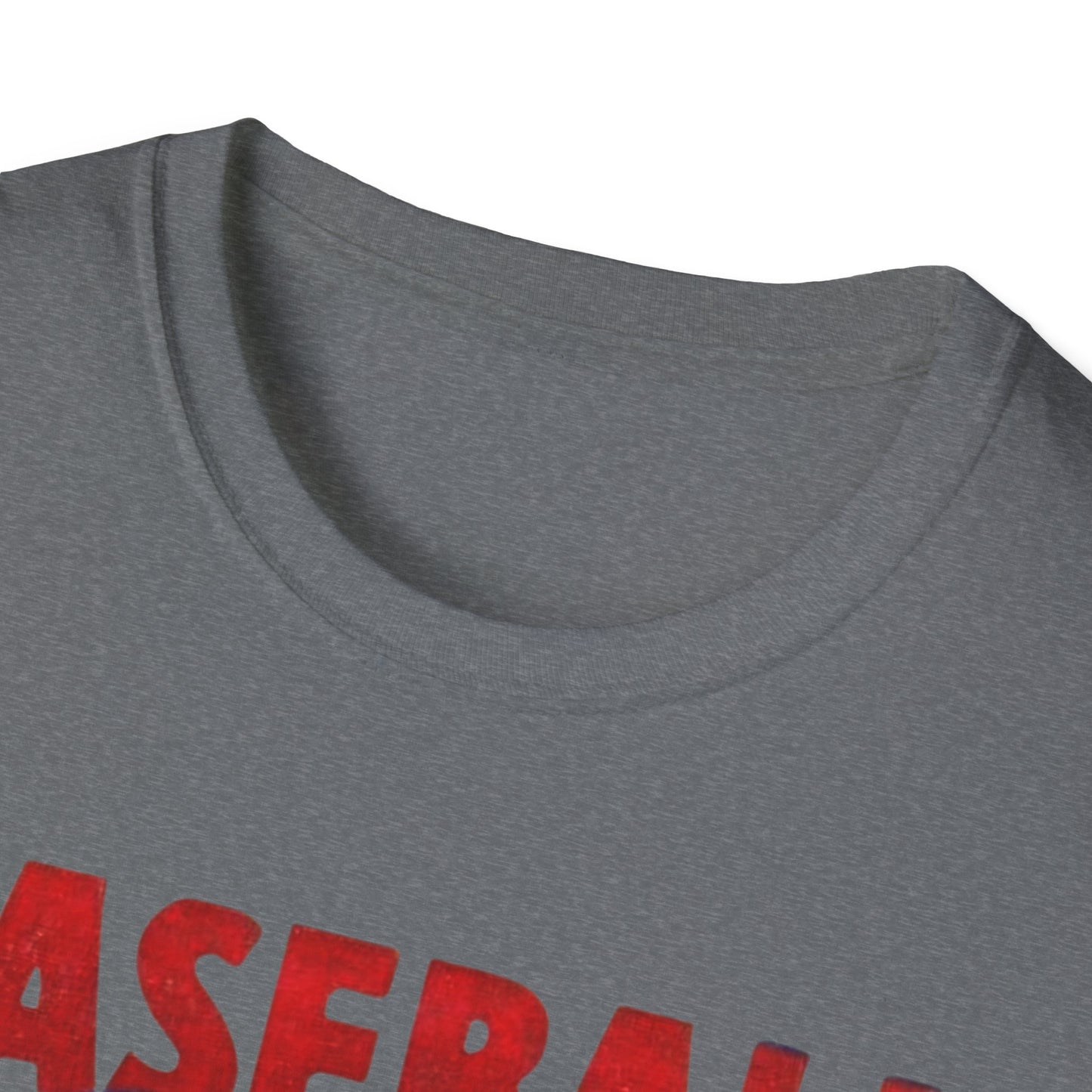 Vintage 1950 Baseball Card Wrapper Unisex T-Shirt in gray featuring classic retro graphics. Ideal for baseball fans, this nostalgic apparel beautifully combines style and comfort.