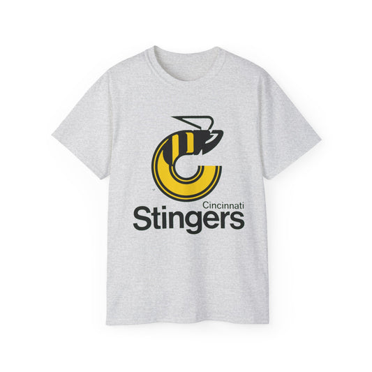 Cincinnati Stingers Unisex Ultra Cotton Tee - Old School Male 