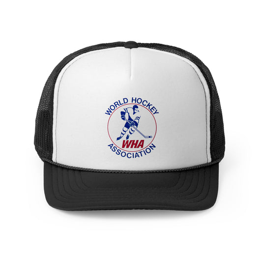 Retro World Hockey Association Trucker Cap - Old School Male 