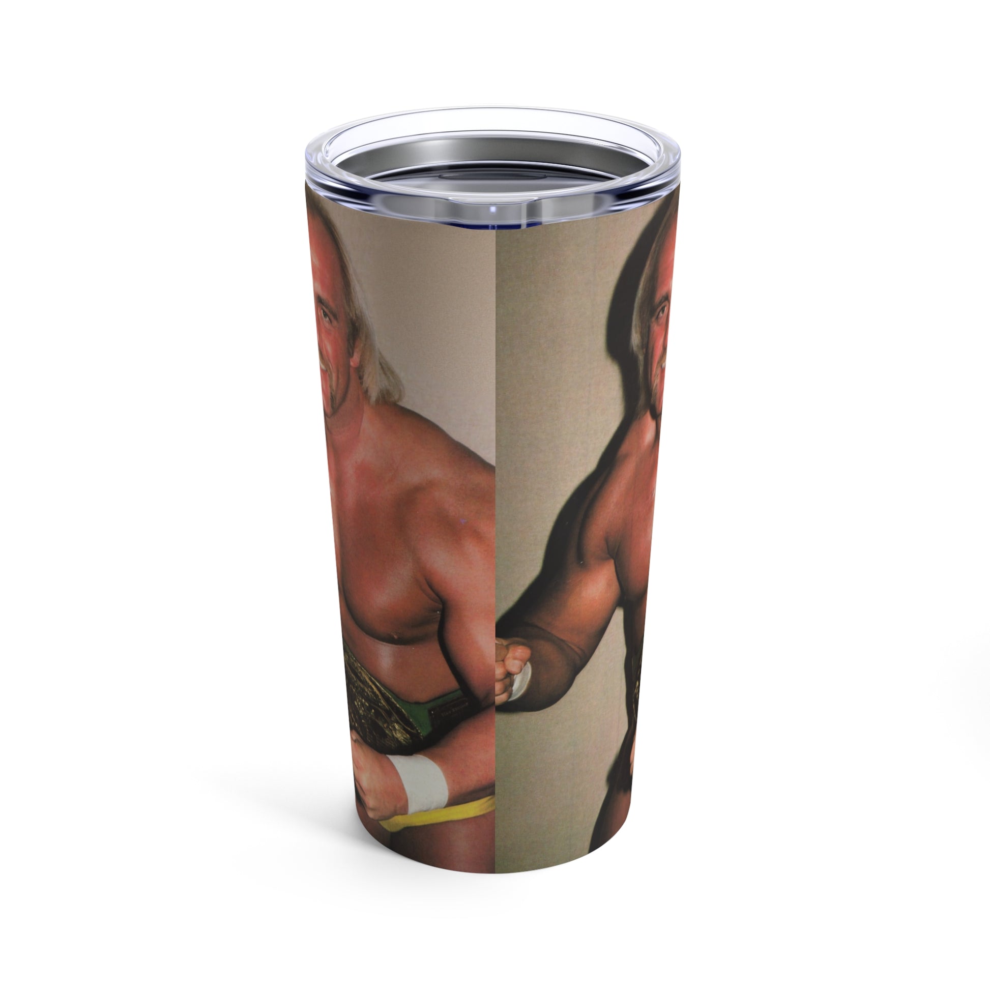 Hulk Hogan Insulated 20oz Stainless Steel Tumbler - Old School Male 