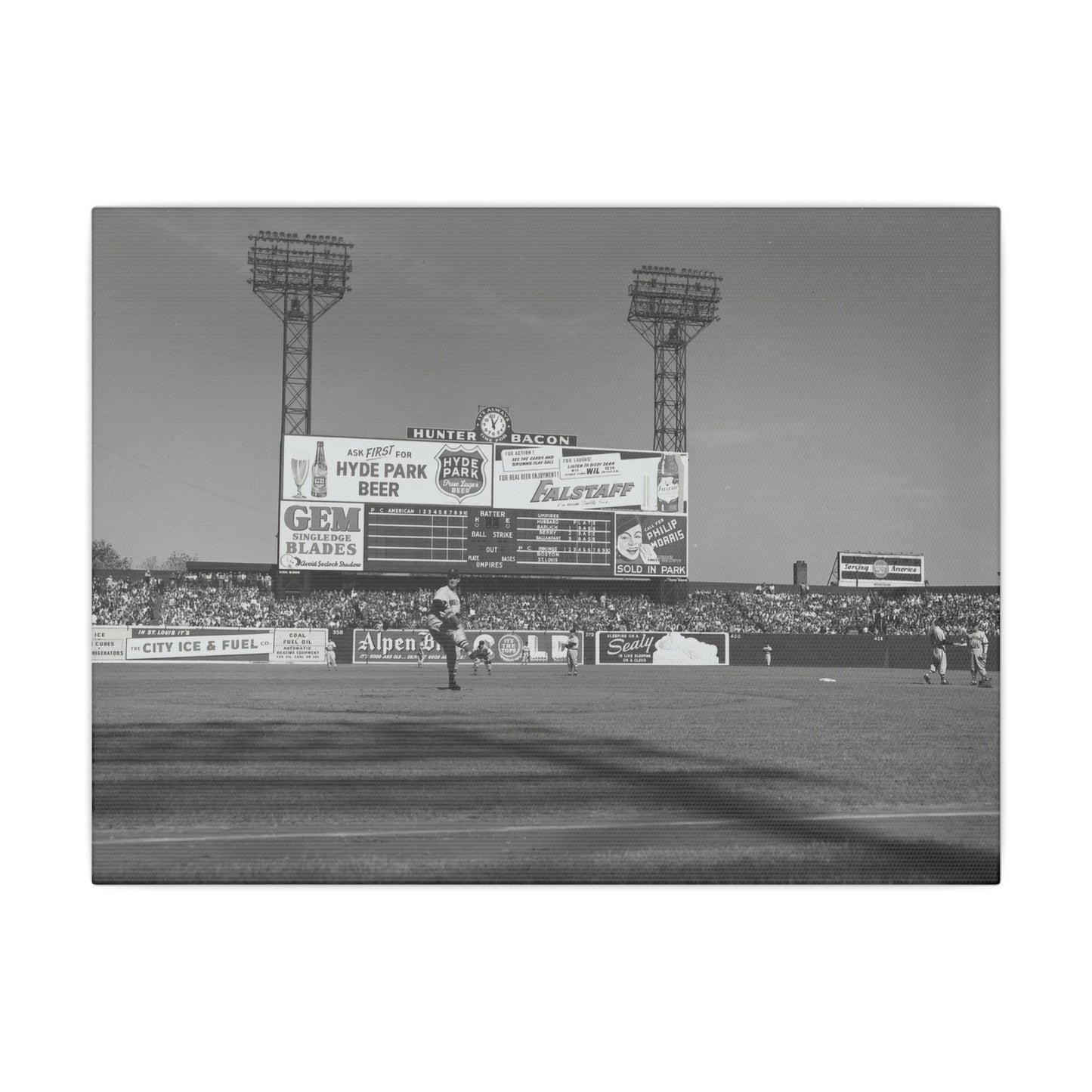 Canvas Print - 1946 World Series at Sportsman's Park