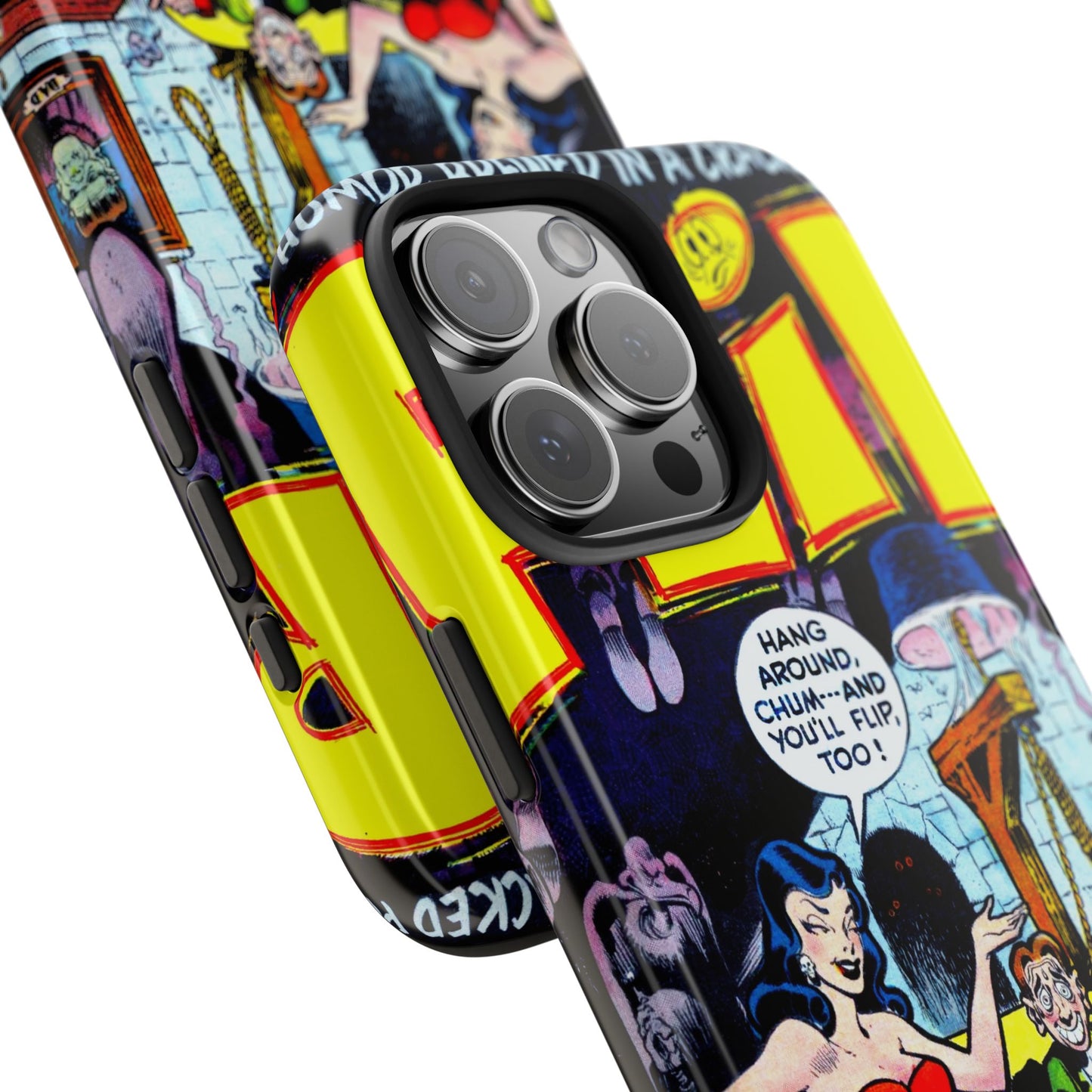 Vintage Comic Book Style Heavy-Duty Phone Cases