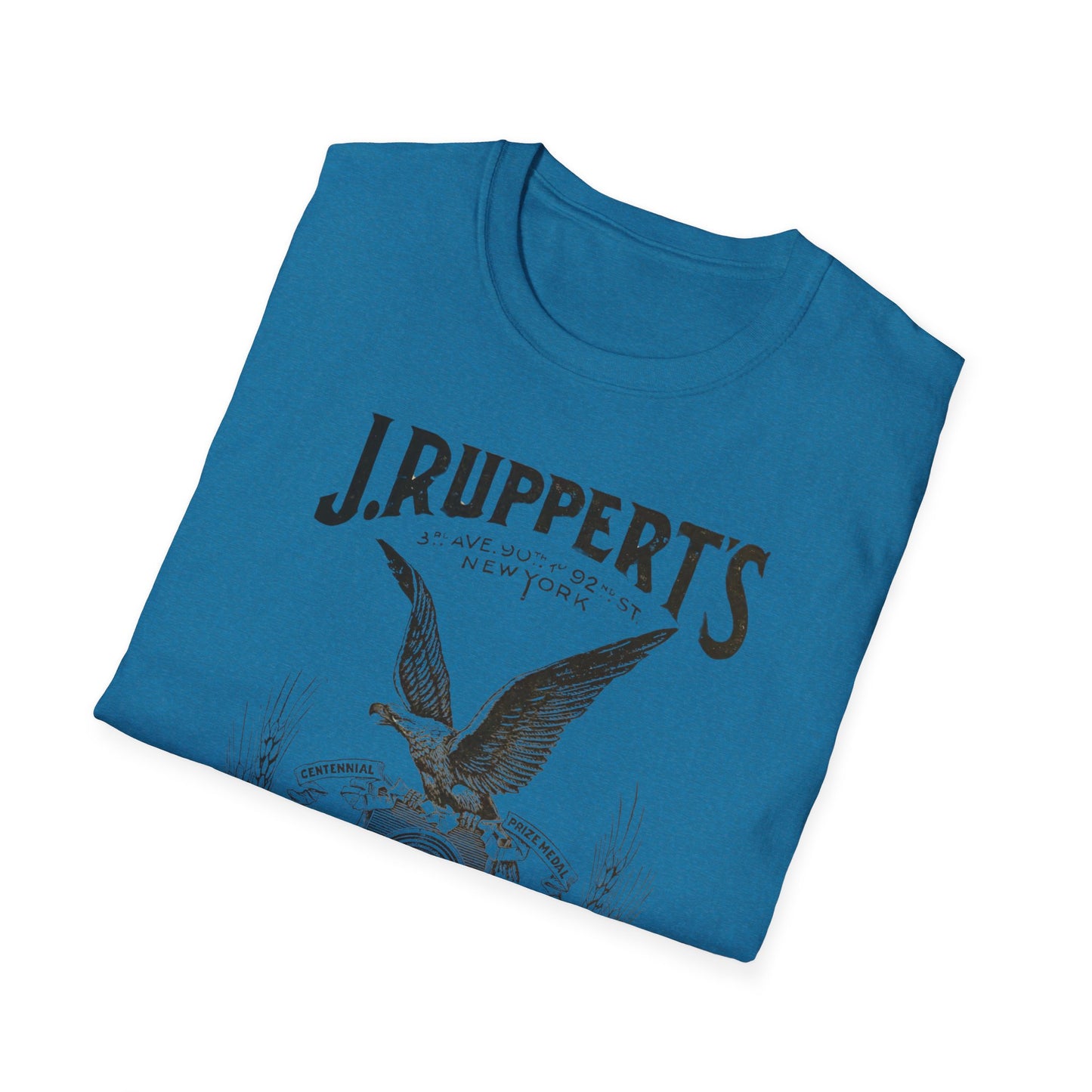 Retro Vintage J Rupperts Brewery T-Shirt - 100% Cotton Classic Fit for Beer Lovers