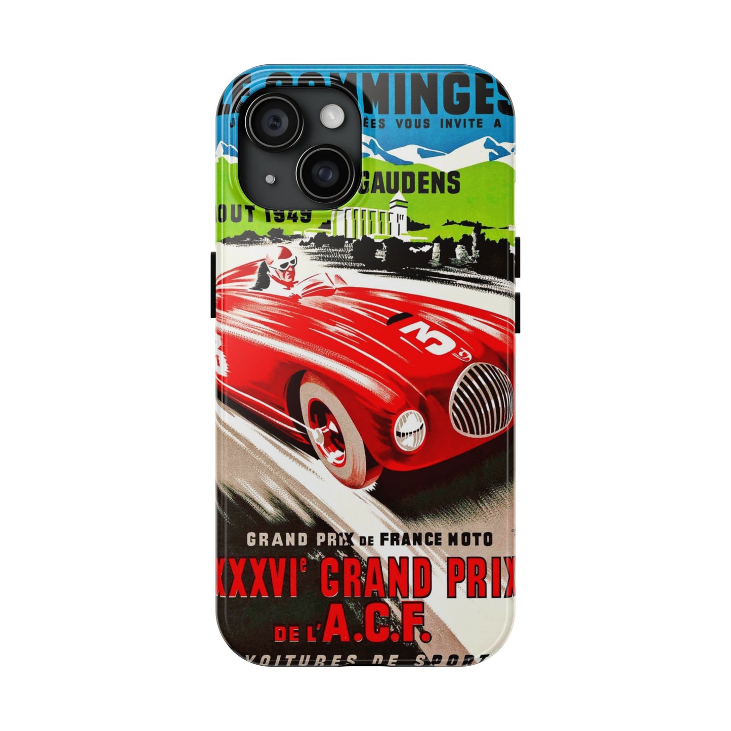 Vintage Racing Tough Phone Cases - Old School Male 