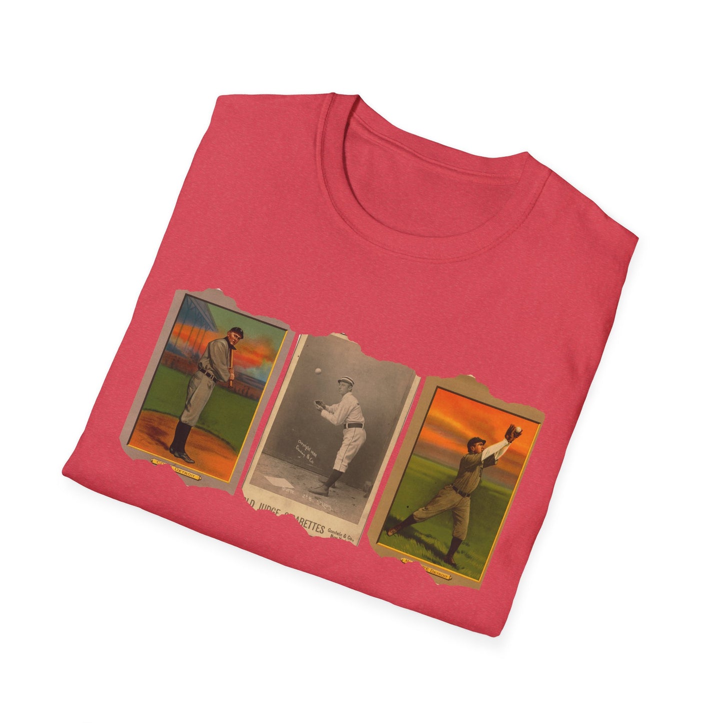 Retro Baseball Card Graphic Unisex Softstyle Tee