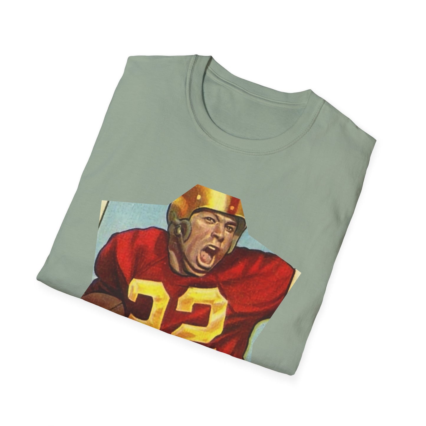 Retro Charlie Justice Football Legend Unisex Softstyle Tee