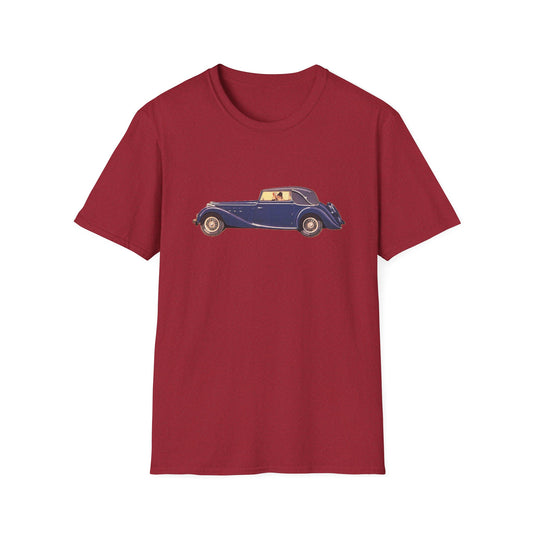 Classic Vintage Car Enthusiast Tee - Old School Male 