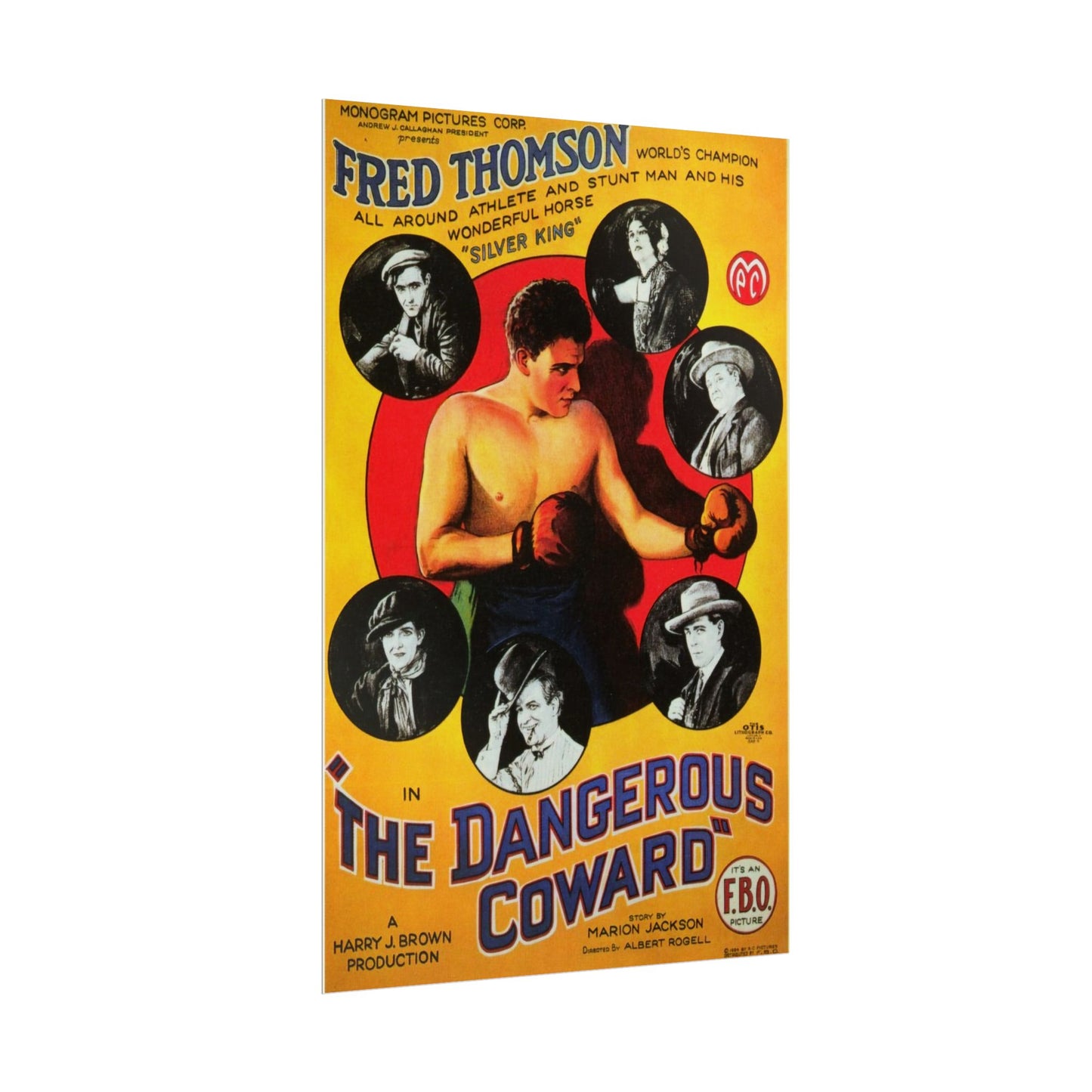 Rolled Poster - Classic Film The Dangerous Coward Movie Poster