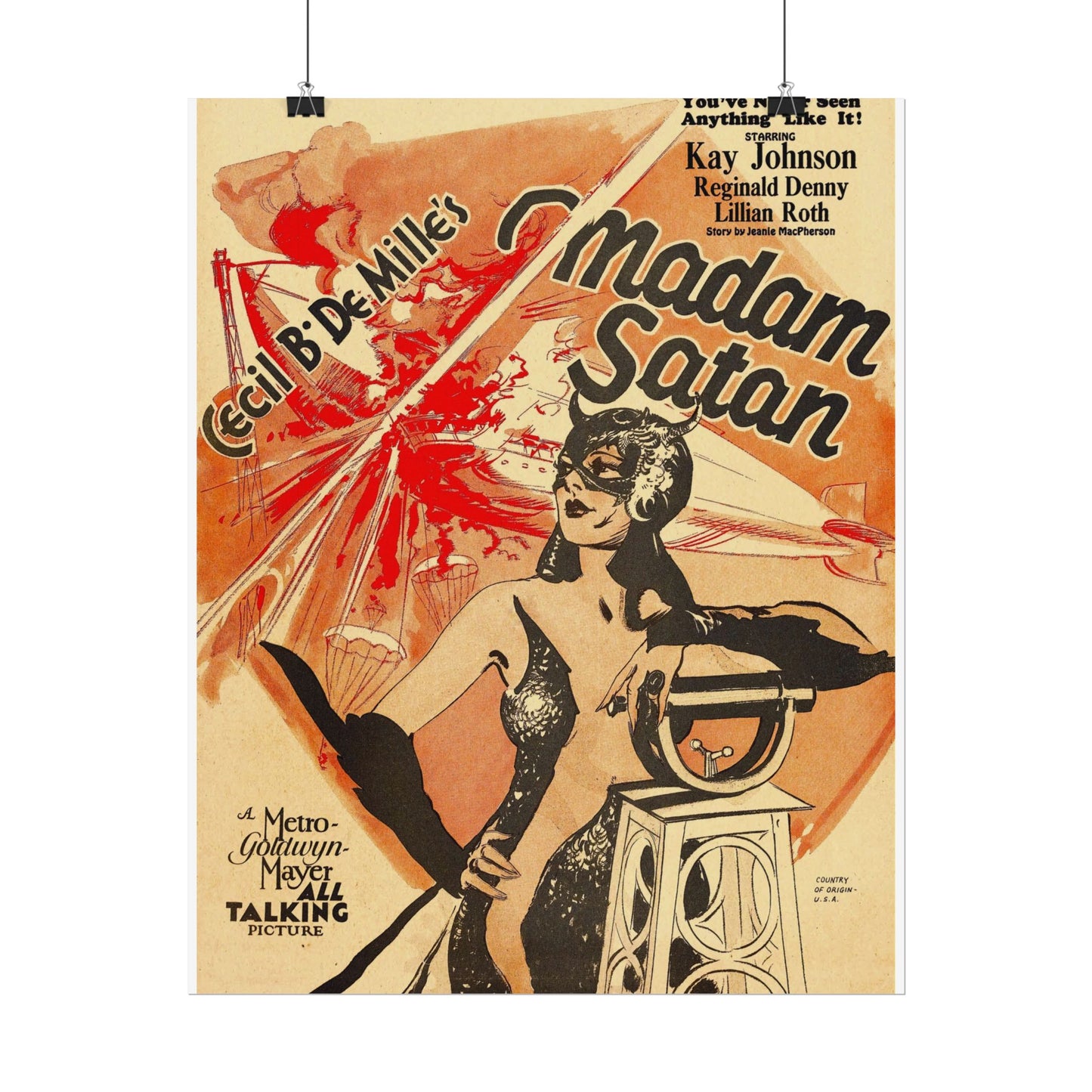 Poster Print - Madame Satan Vintage Film Poster