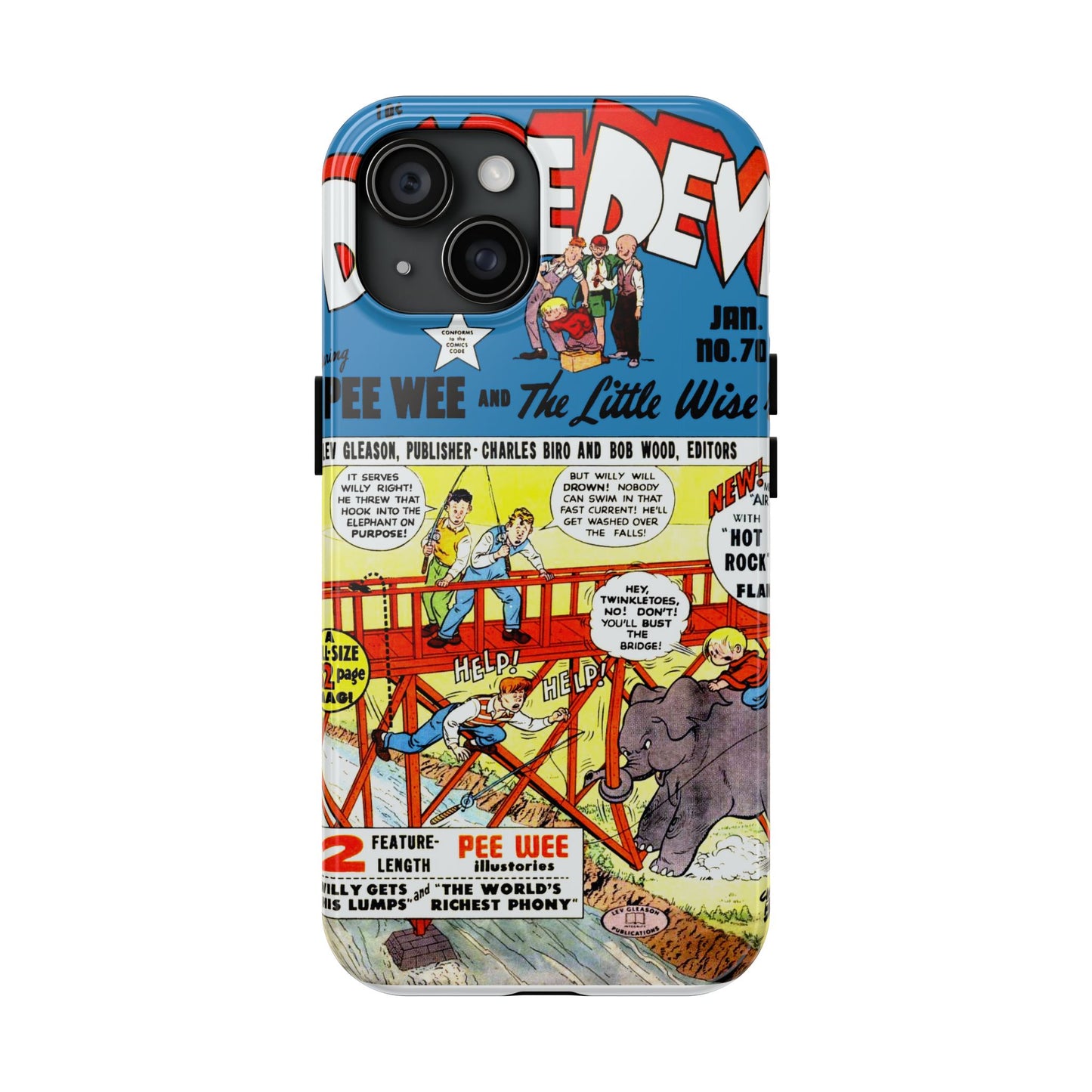 Vintage Comic Book Inspired Phone Case - Old School Male 