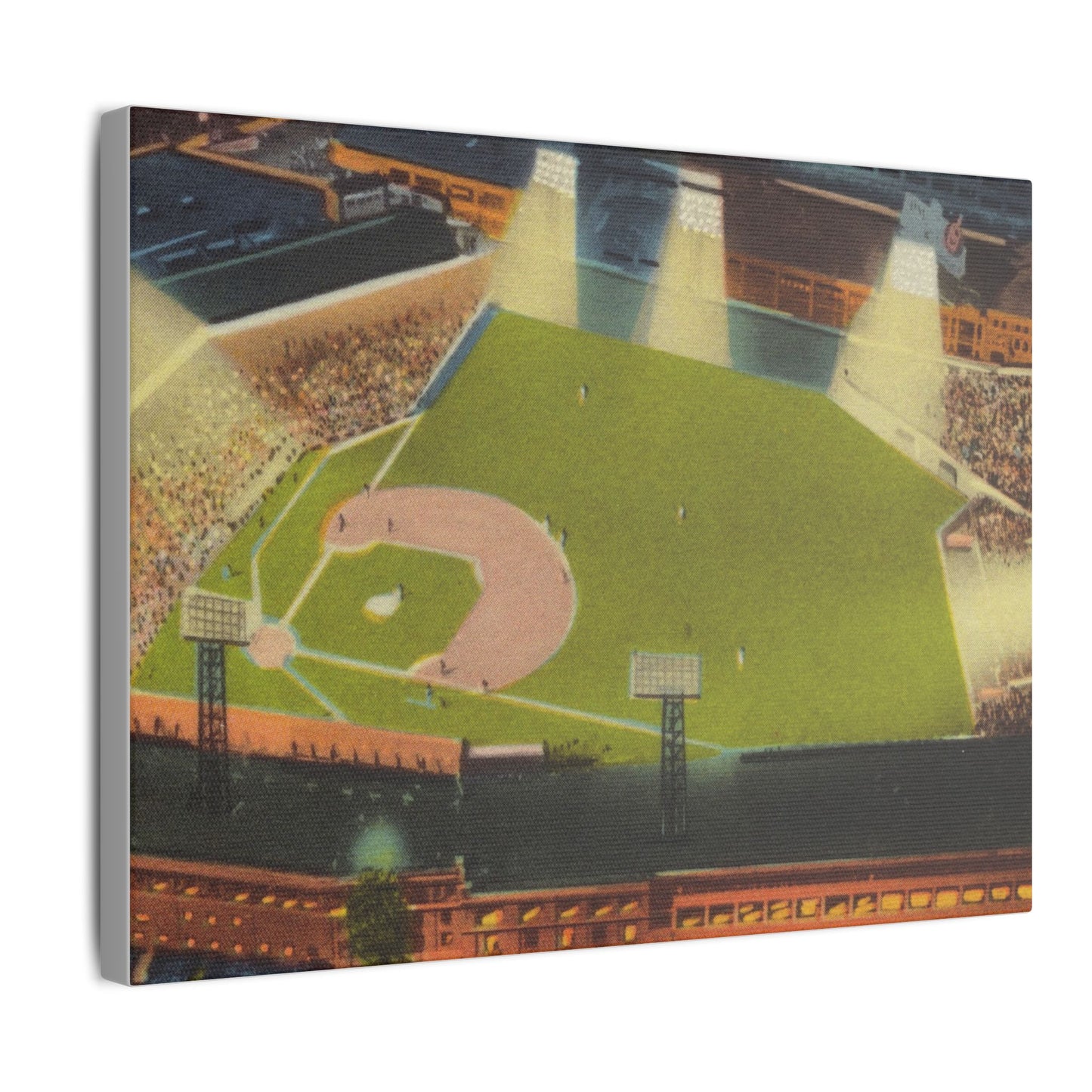 Vintage Fenway Park Canvas Art Print