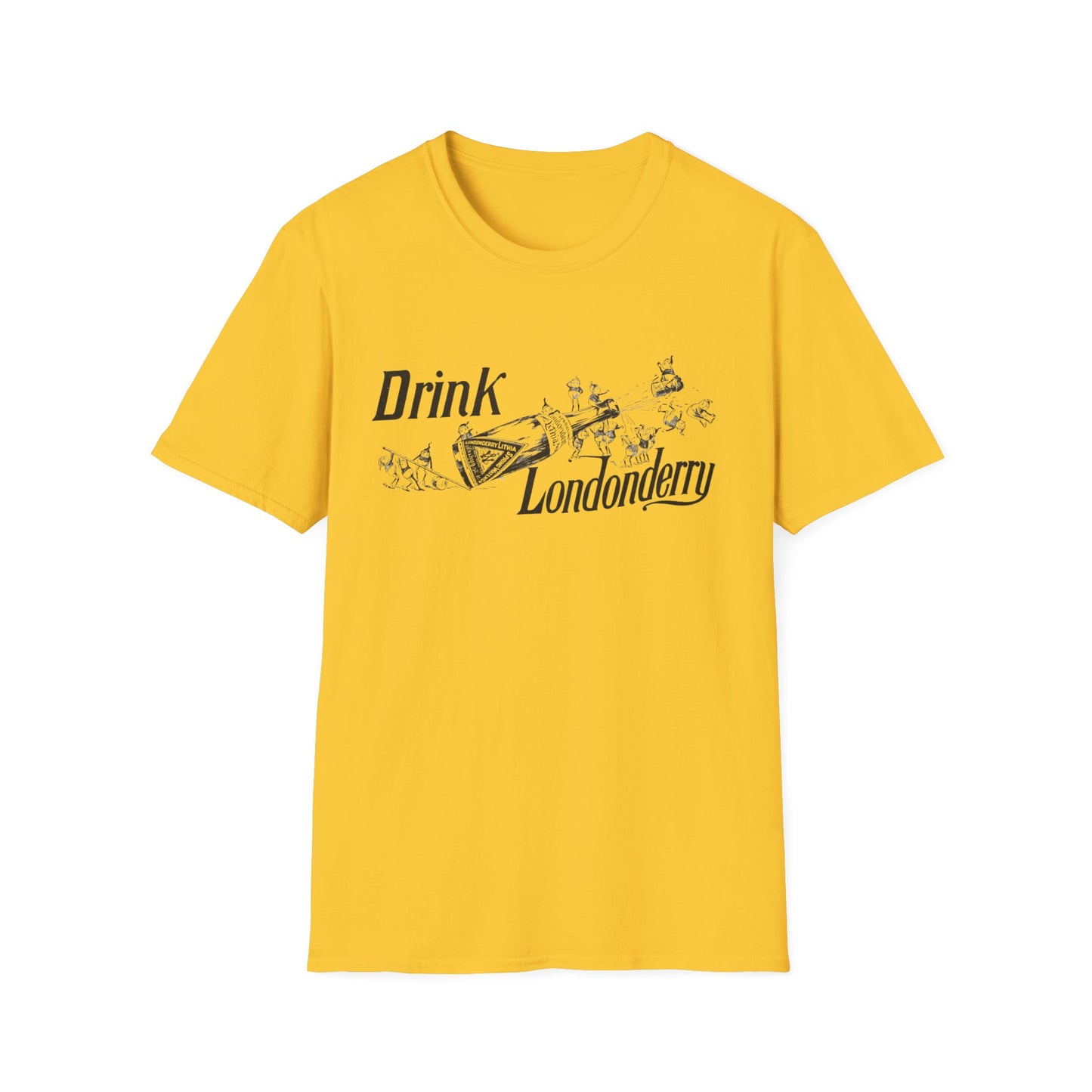 Vintage Londonberry Drink T-Shirt - Retro Unisex Tee in Soft, Ethically-Sourced Cotton