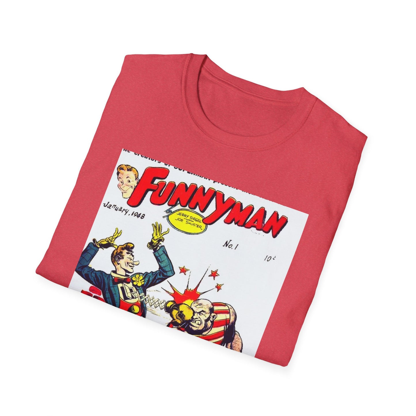 Vintage Comic Art Unisex Softstyle Tee