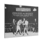 Vintage Grande Vs Weeks 1912 Boxing Match Canvas Print