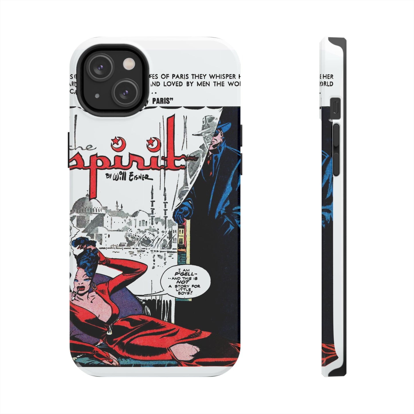 Vintage Spirit Comic Tough Phone Cases for Ultimate Protection - Old School Male 